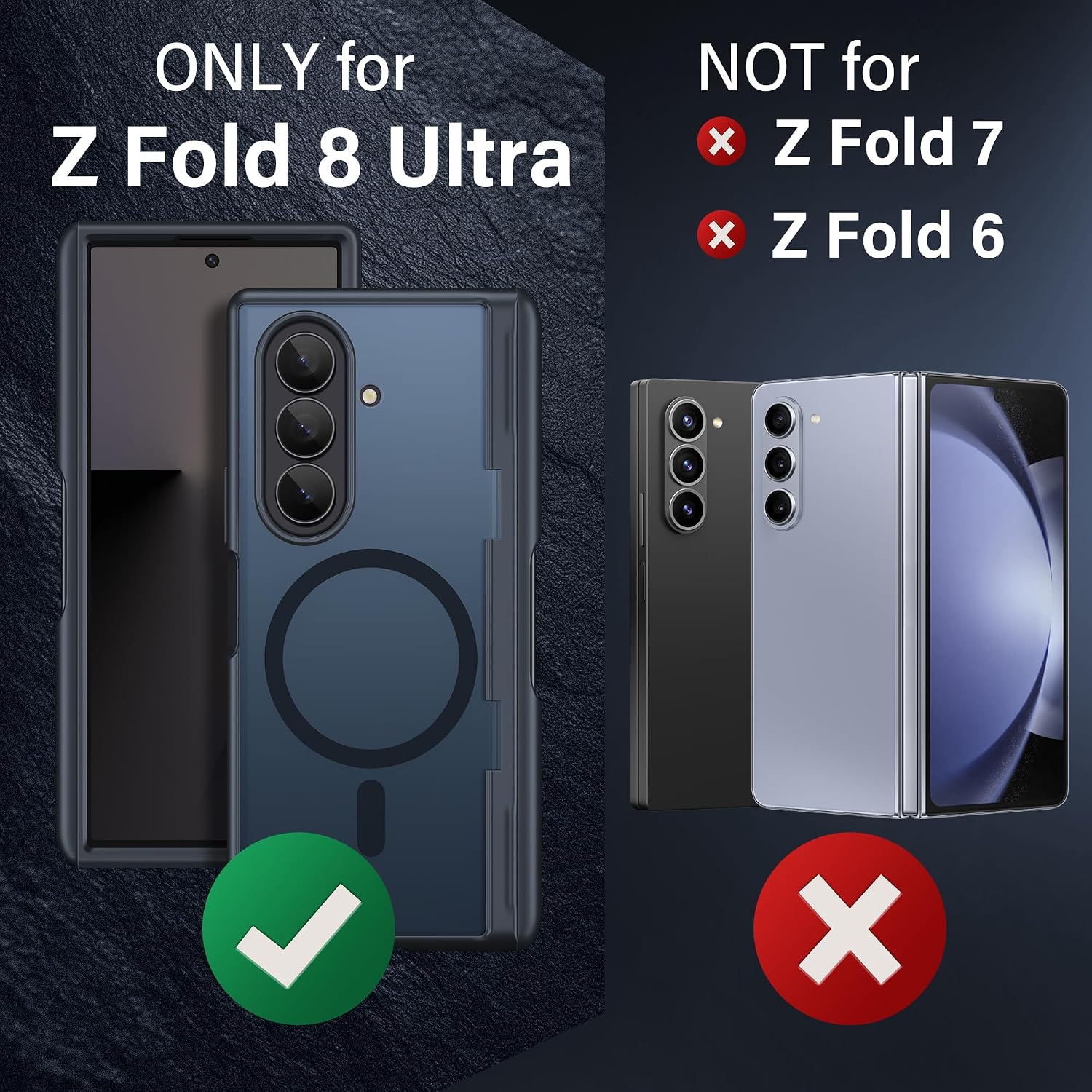 Detalle 2 de MOBOSI Galaxy Z Fold 8 Ultra Case with Stylus, MagSafe, Privacy Screen and Stand
