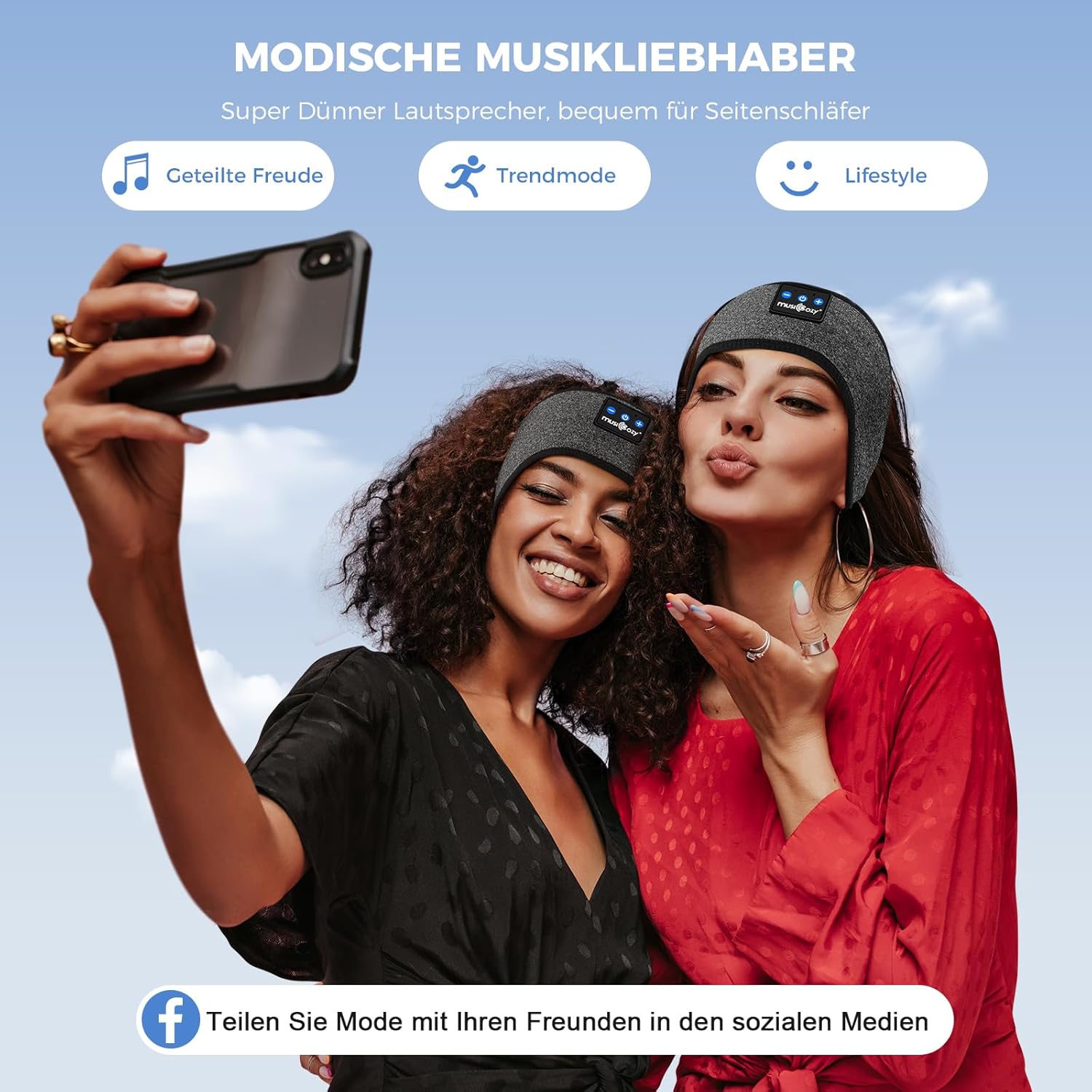 Thumbnail 4 de MUSICOZY Schlafkopfhörer Stirnband Bluetooth – Sleep-Kopfhörer