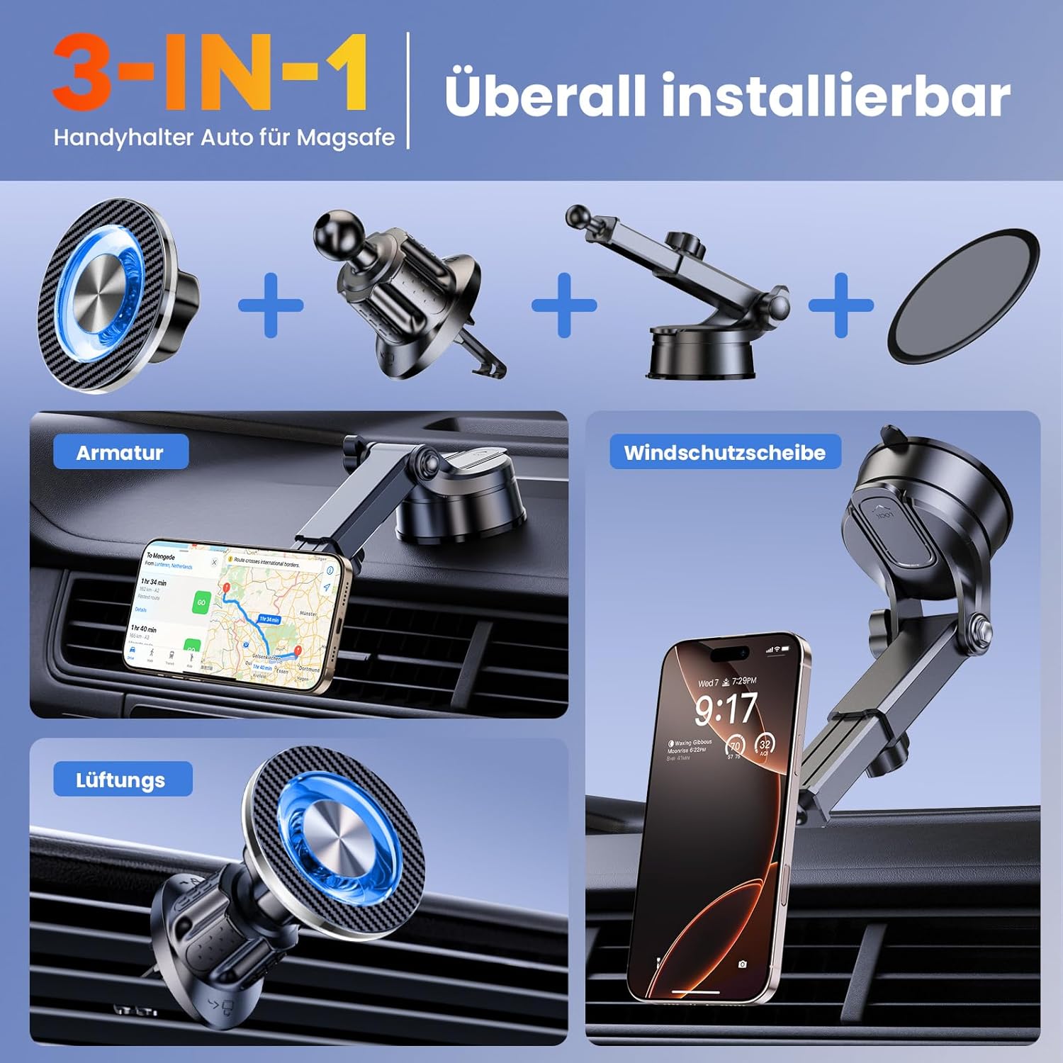 Thumbnail 1 de Coneclat MagSafe Auto Halter 2026