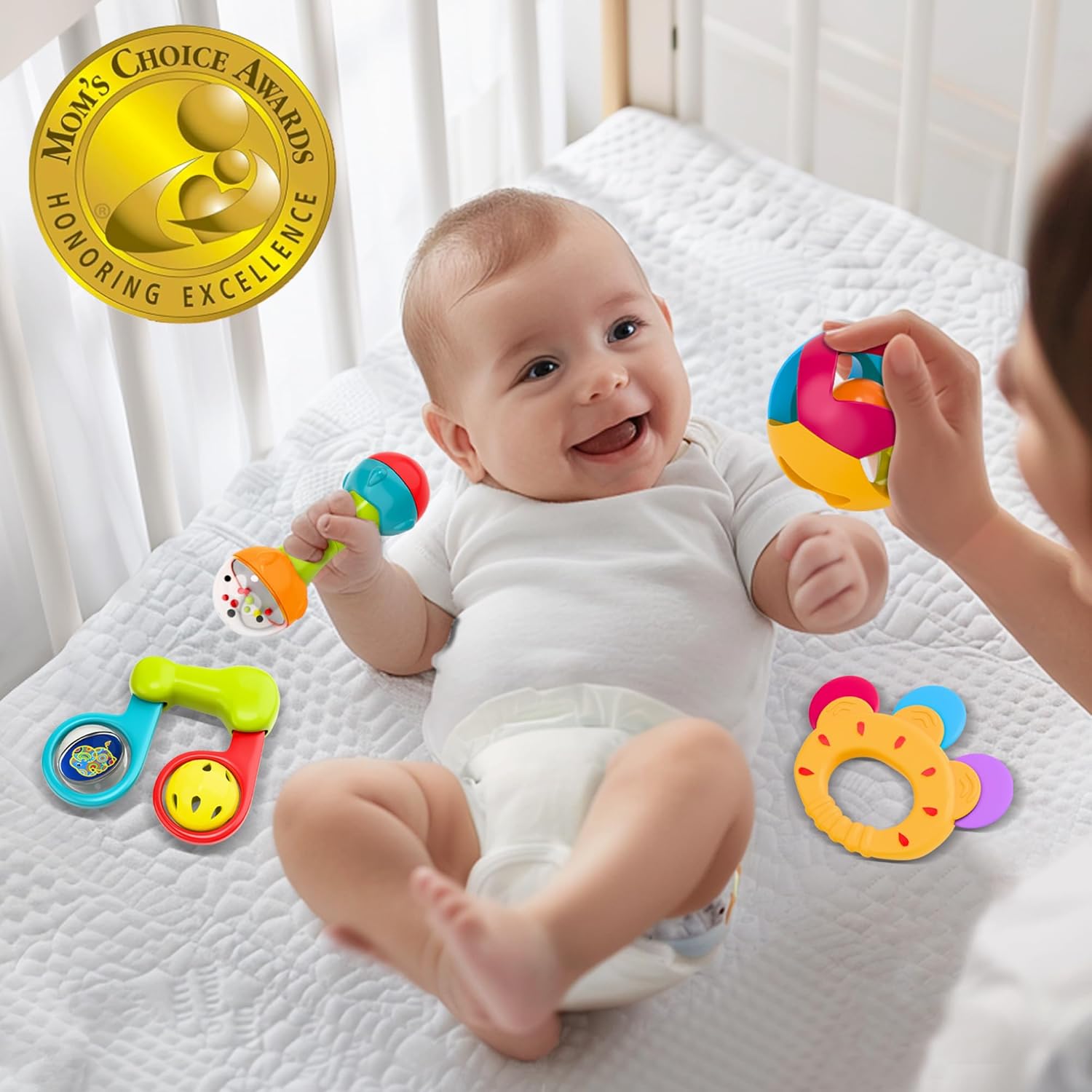 Thumbnail 5 de iPlay iLearn 10pcs Baby Rattles Set for Infants