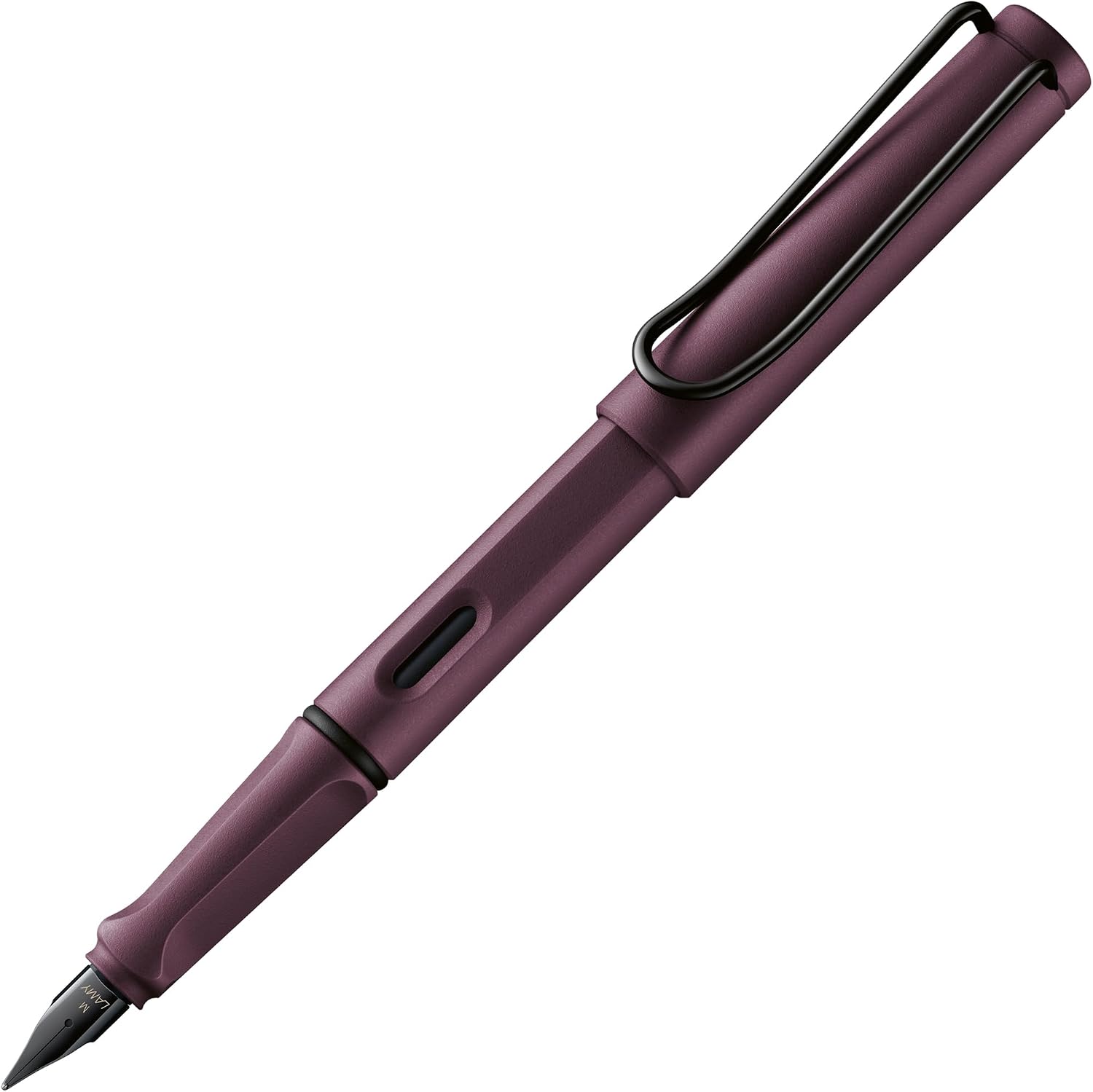 Detalle de Lamy safari 17M-MX reservoarpenna, scarlet med M-spets i polerat stål