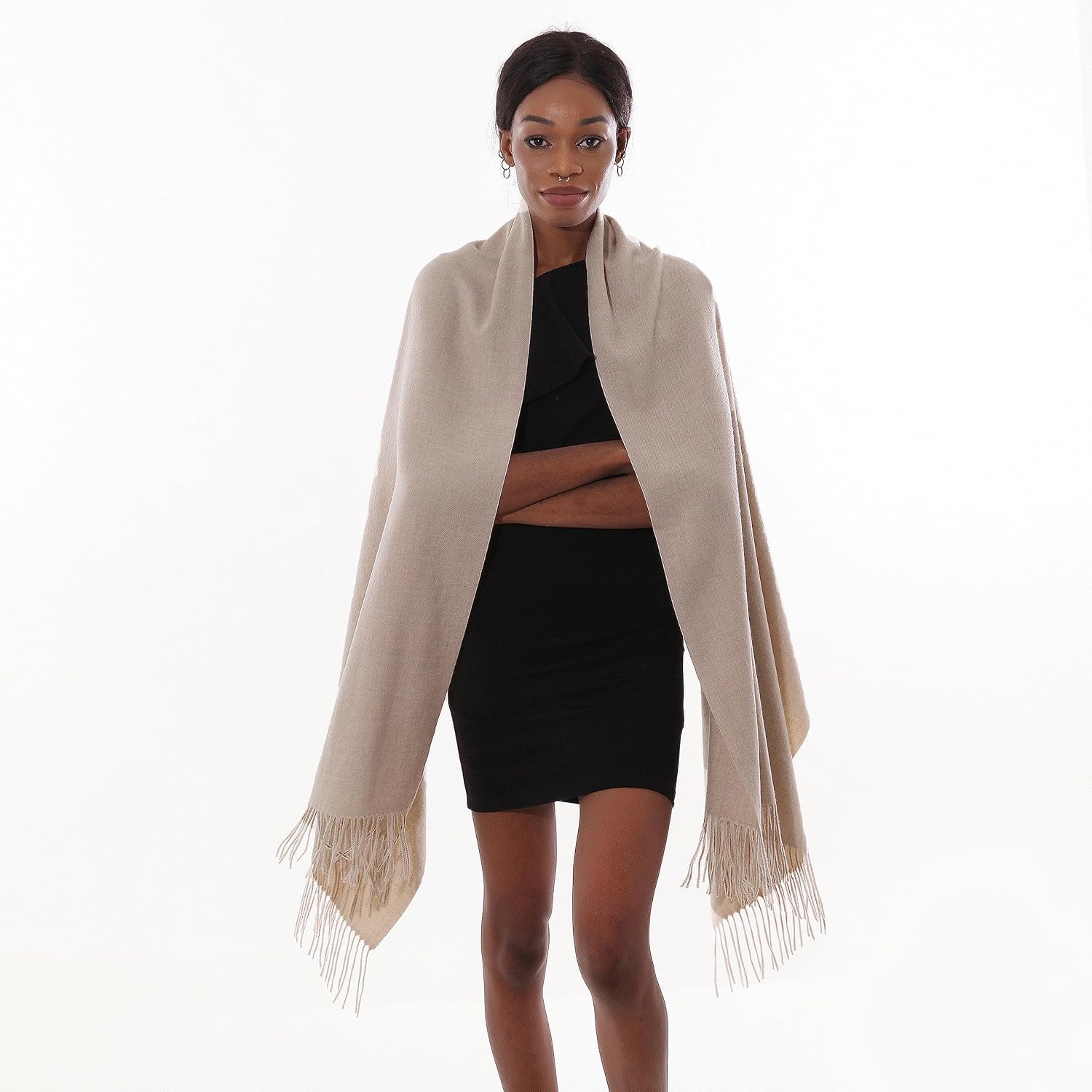 Thumbnail 3 de Sciarpa Pashmina Donna Invernale – Scialle Elegante e Grande 200×70 cm, per cerimonie e serate
