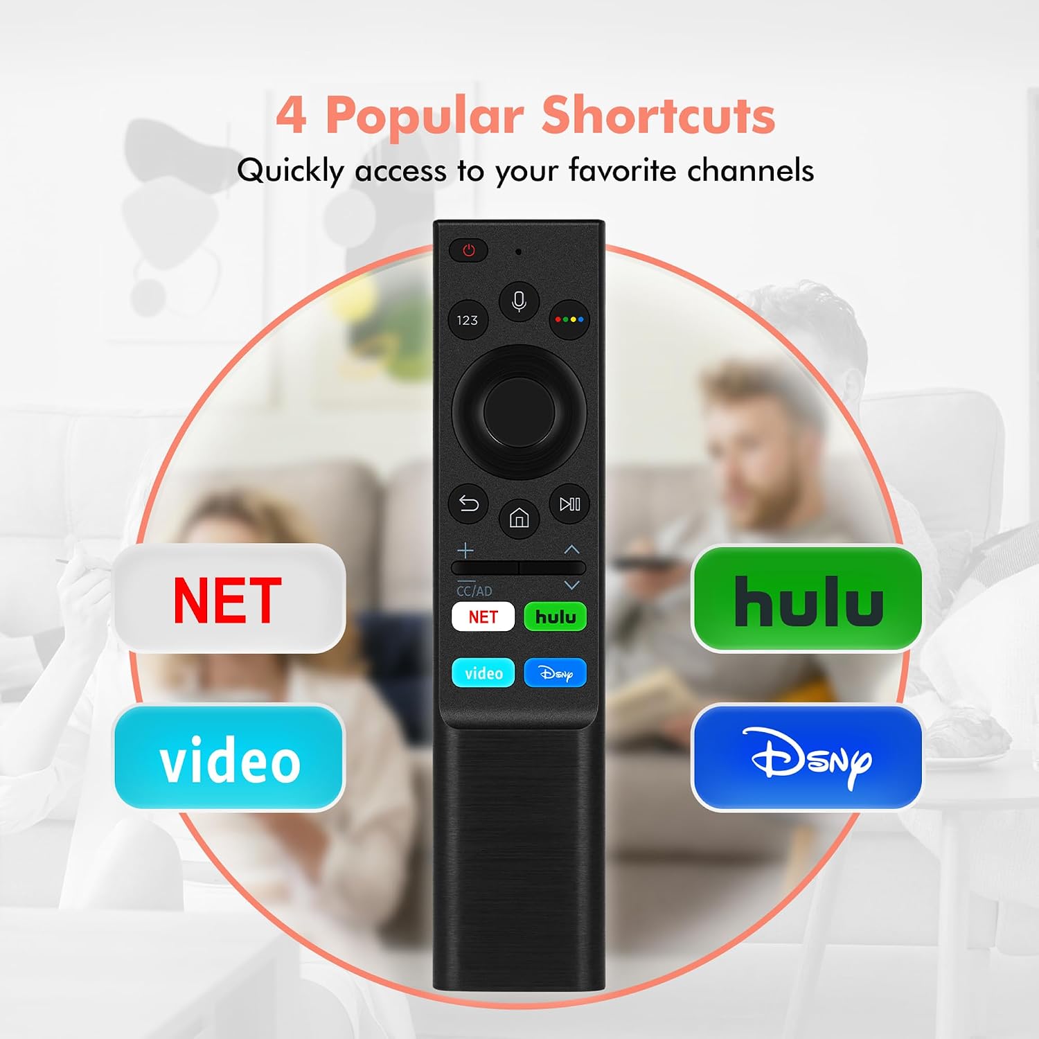Detalle 1 de Samsung Frame TV replacement remote with voice control