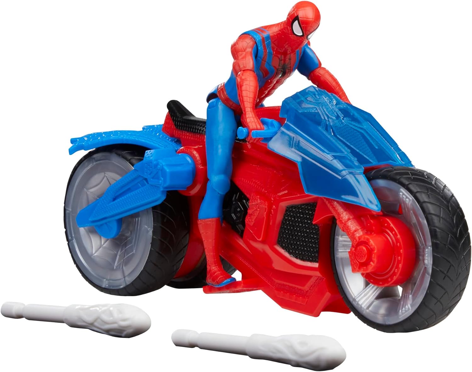 Hasbro Motocicletta Spara-Ragnatele 10 cm