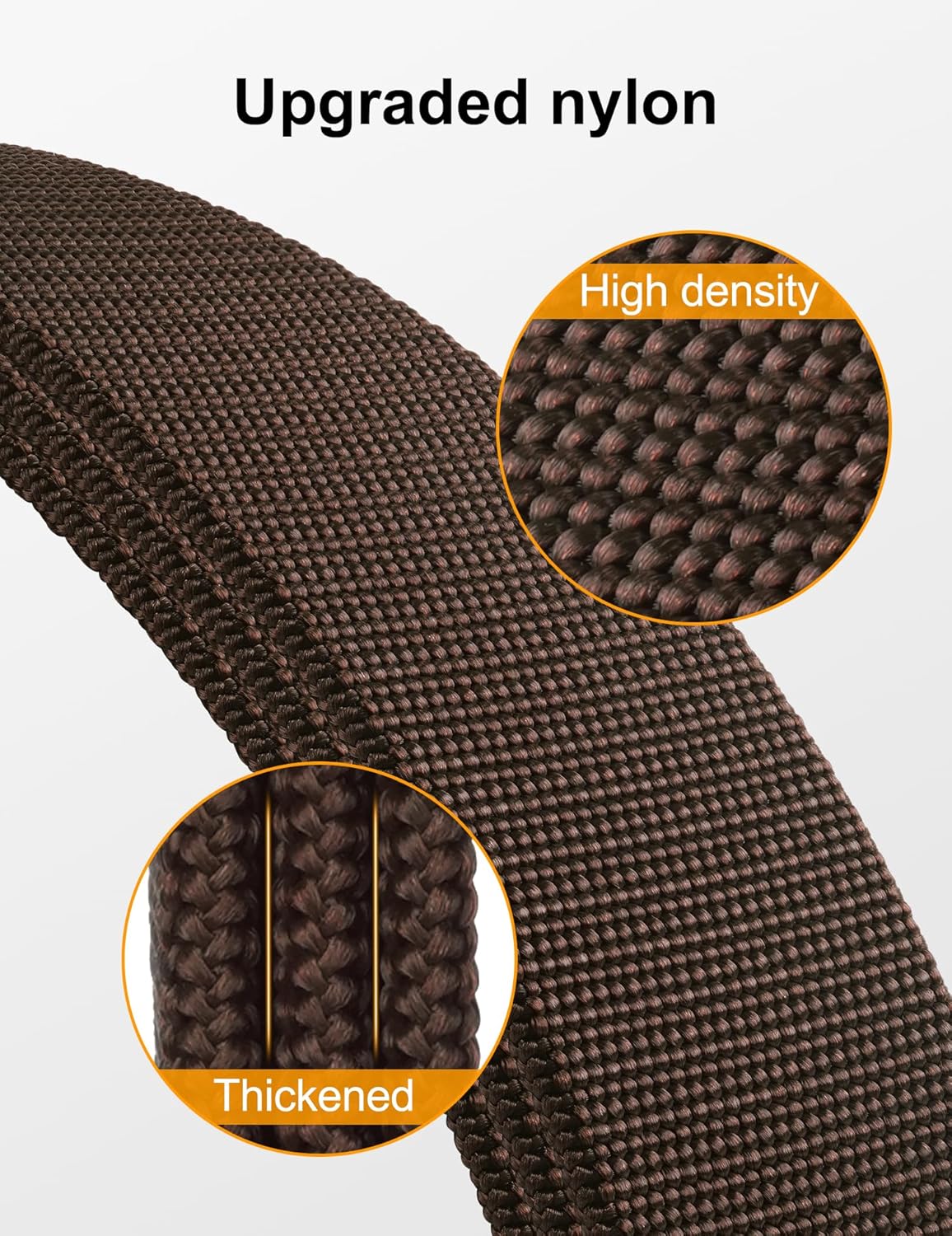 Detalle de JUKMO Stretch Tactical Belt for Men – 1.5" Elastic Nylon Web with Quick Release Buckle