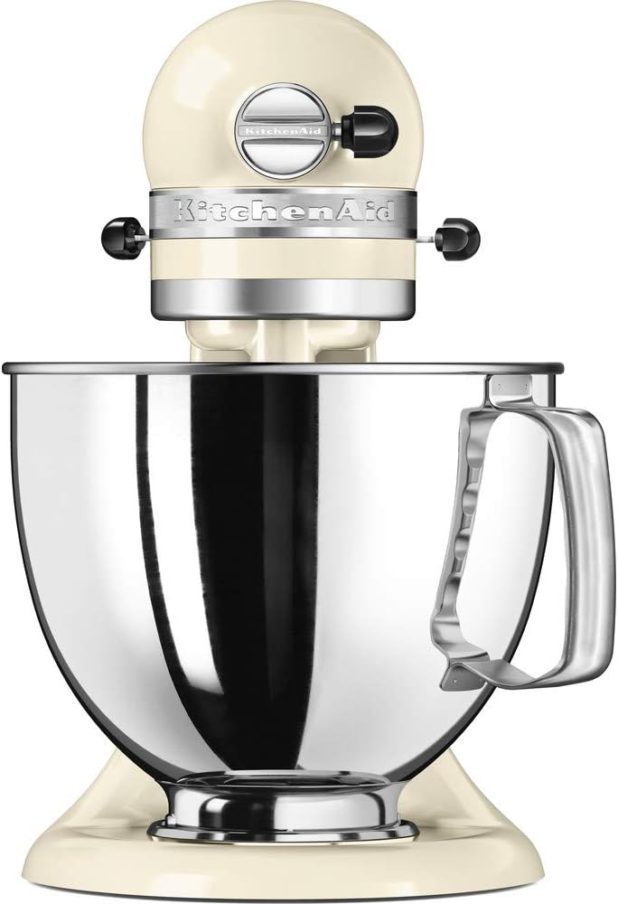 Thumbnail 1 de KitchenAid 4.8 Litre Artisan Stand Mixer 5KSM125 (Almond Cream) with 4.8L stainless steel bowl