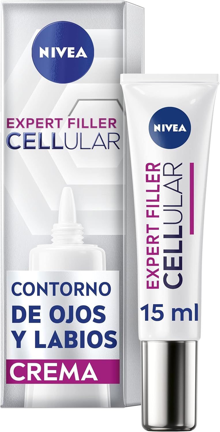 Detalle de NIVEA Hyaluron Cellular Expert Filler, Crema Antiedad para Ojos 👁