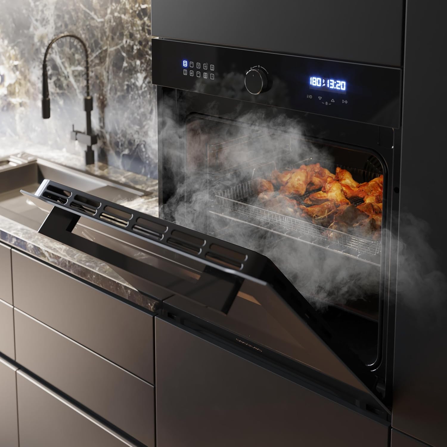 Thumbnail 9 de Cecotec Bolero Hexa AF316000 Horno Integrable 81L 11 Funciones