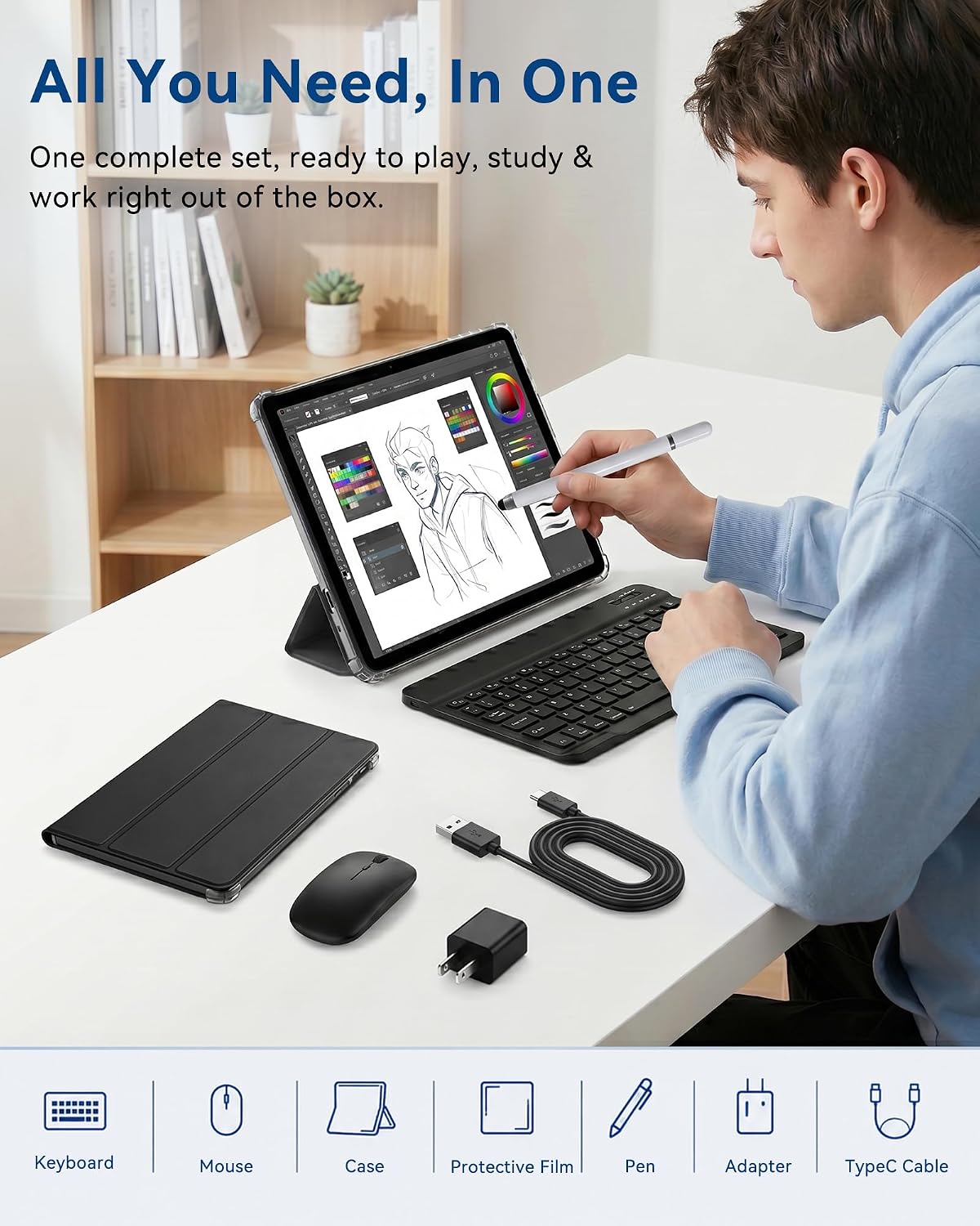 Thumbnail 4 de KINGRID Android tablet, 11-inch