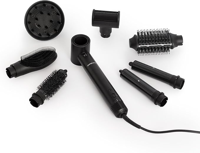 Detalle de CREATE/ION STYLER PRO ADVANCE 🌀 Cepillo de aire ionizado 8 en 1, negro