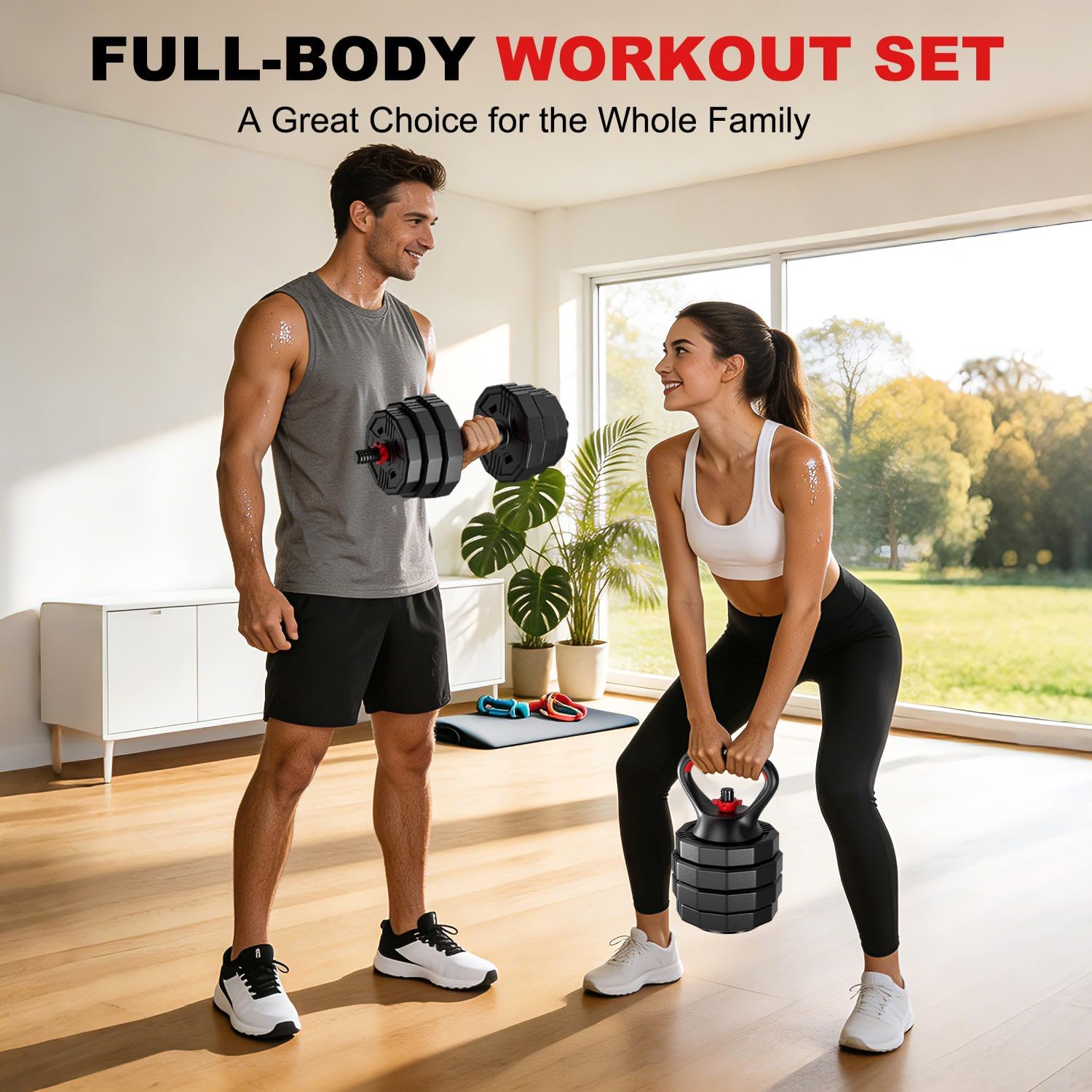 Thumbnail 6 de Adjustable Dumbbell Set, 5-in-1