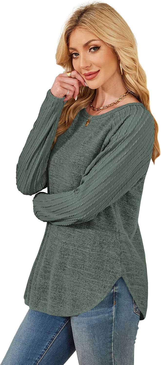 Detalle de SAMPEEL Women's Tunic Sweatshirt, Polyester Blend