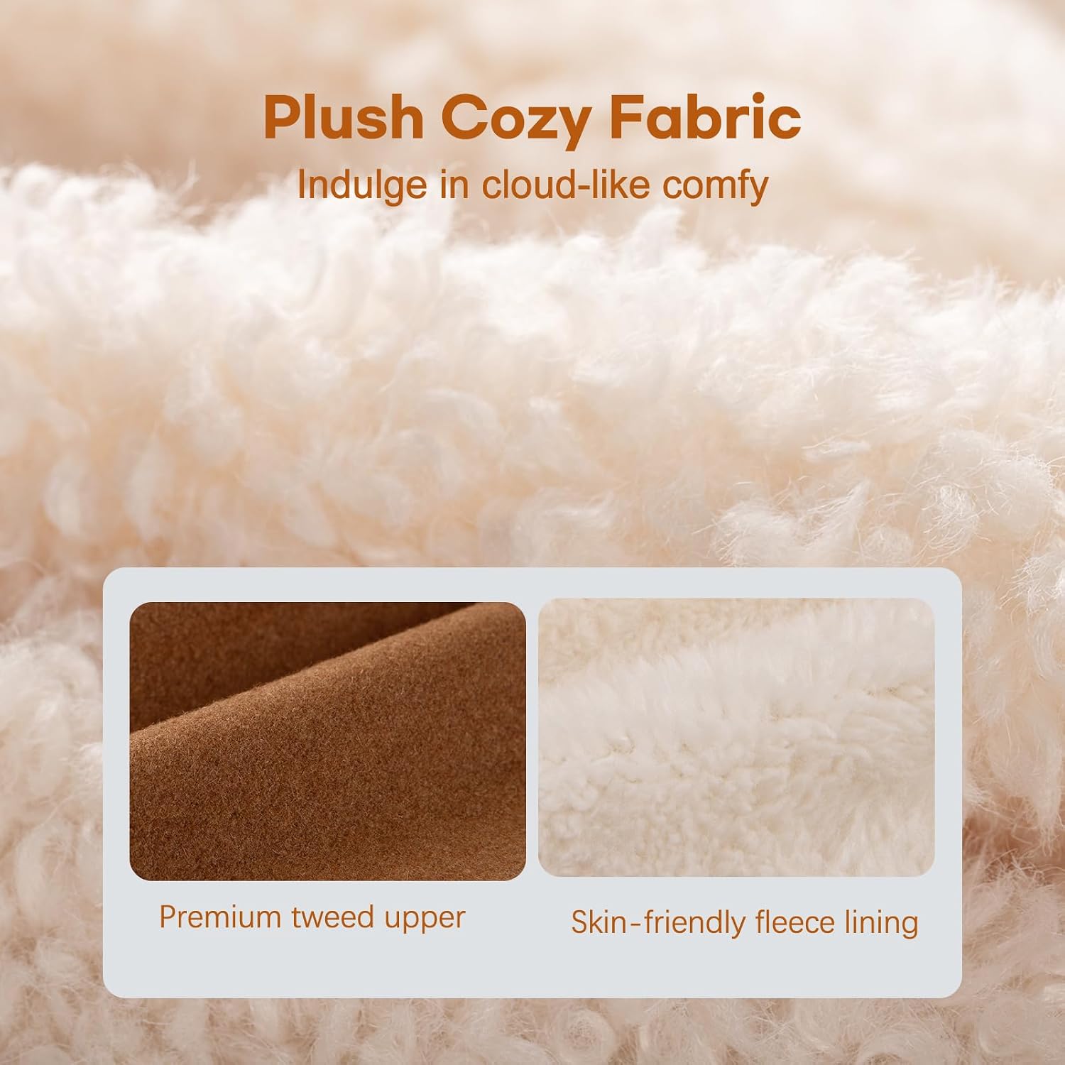 Thumbnail 3 de LongBay Women's Bootie Slippers, Chestnut, UK 5–6, Wool-Blend Upper