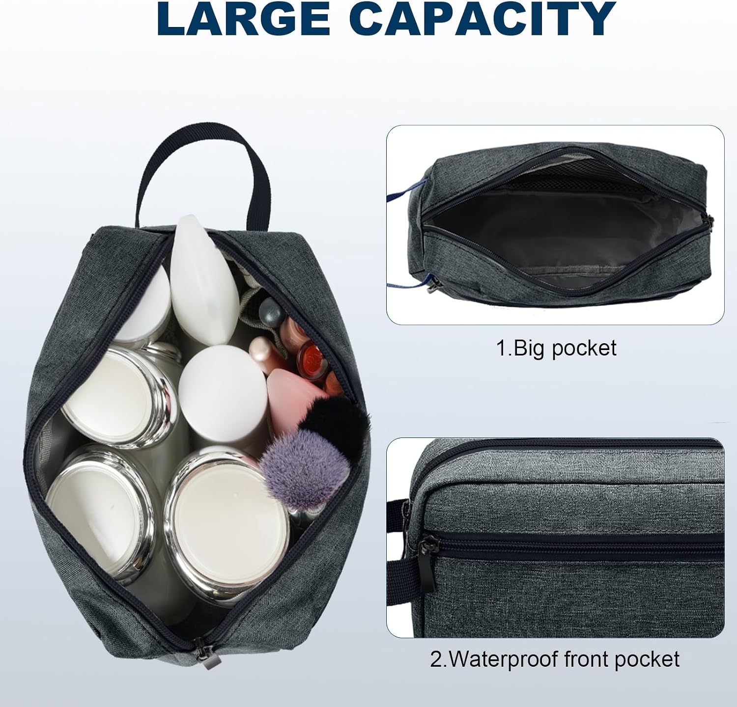 Thumbnail 2 de Aucuu Trousse de Toilette Voyage Homme