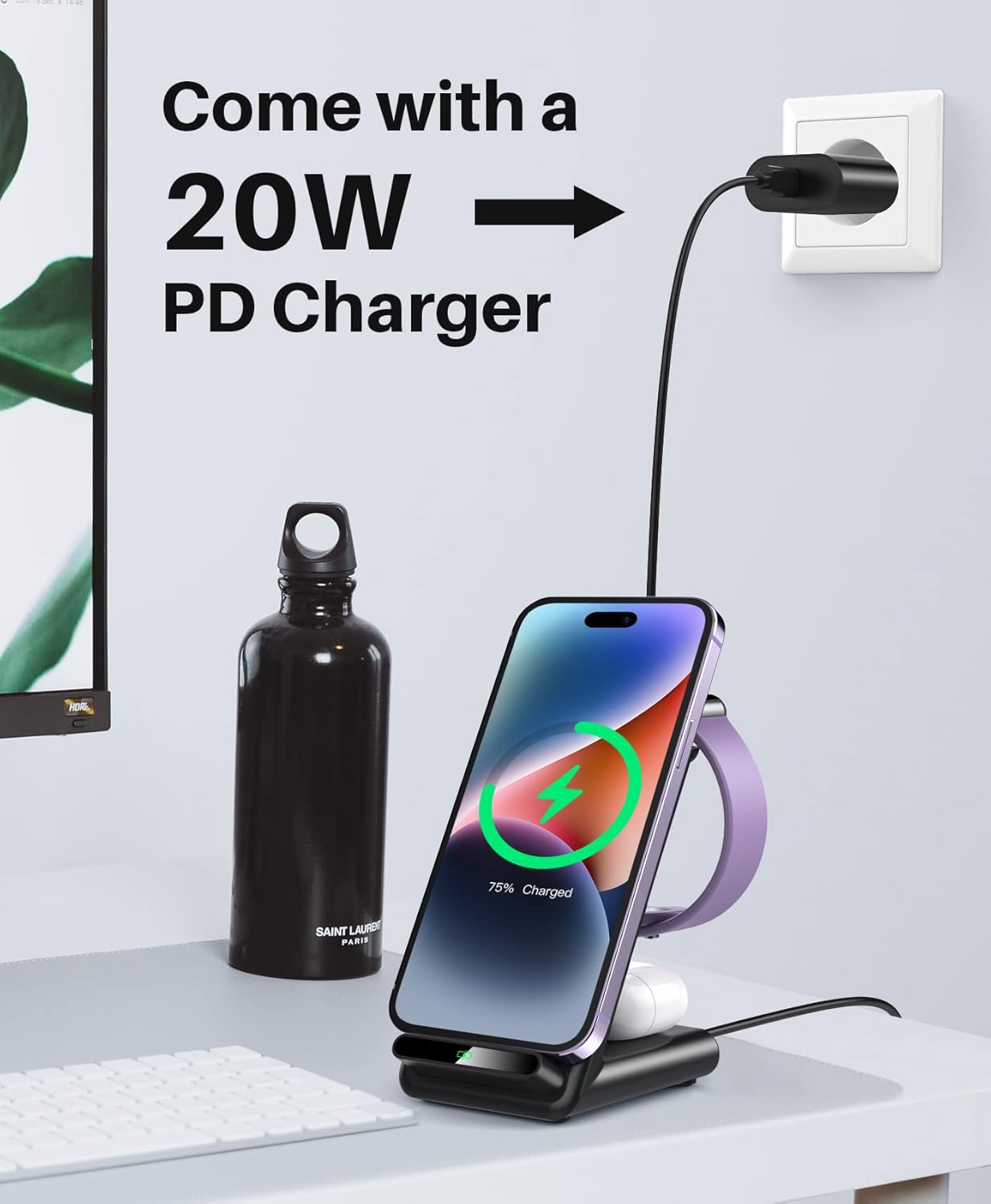 Thumbnail 4 de YLLZI Caricatore wireless 3 in 1 20W