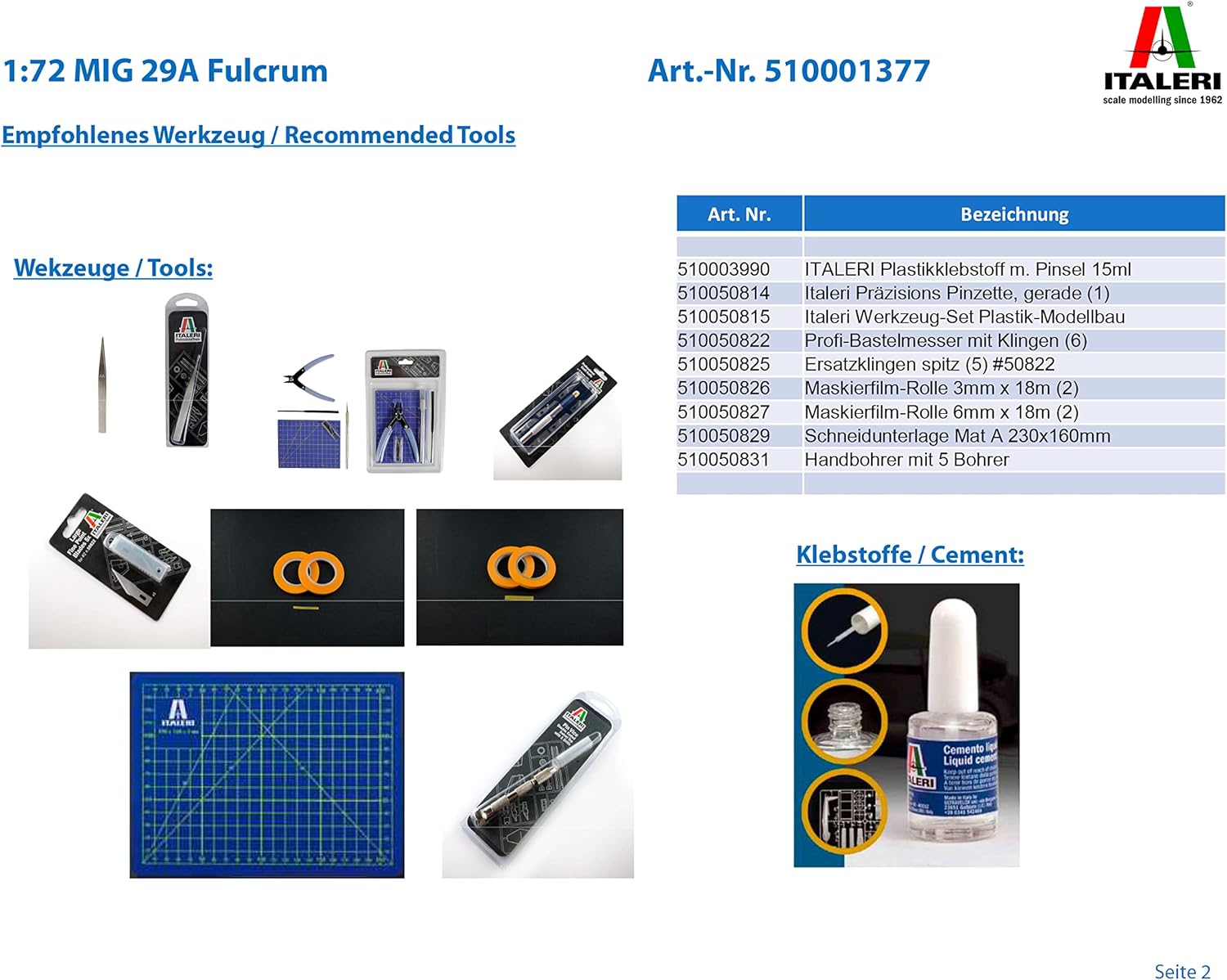 Thumbnail 2 de Italeri Miniature Voiture 1:72 🚗