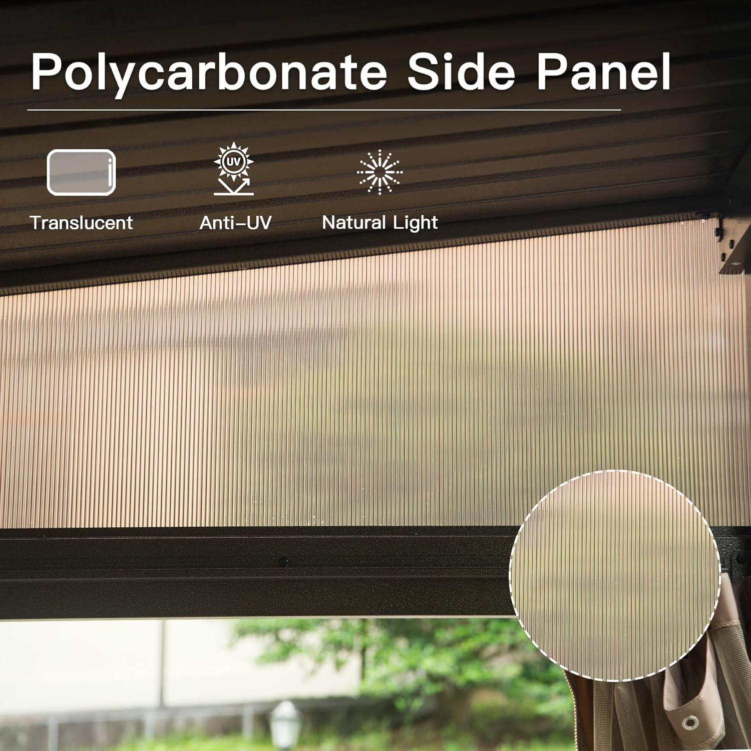 Thumbnail 6 de Domi Wall-Mounted Gazebo 8 x 12