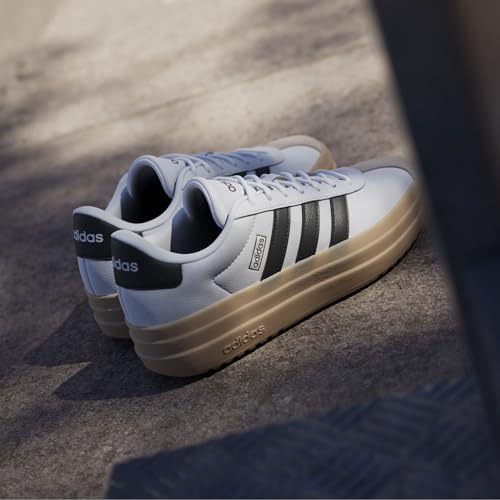 Detalle 2 de ADIDAS Donna VL Court Bold Shoes - Ftwr White/Core Black/Wonder Beige (36 2/3 EU)