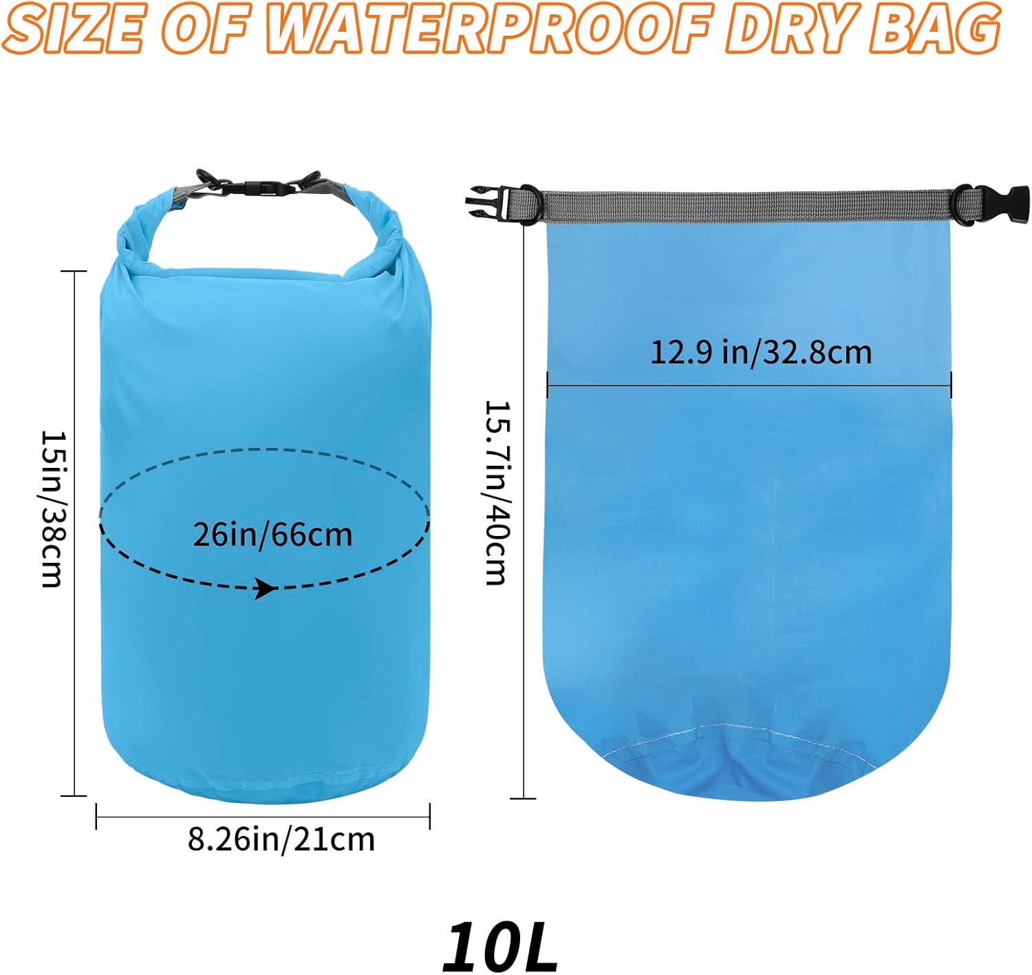 Thumbnail 1 de Dry bag 10L compression sacks, 2 pack