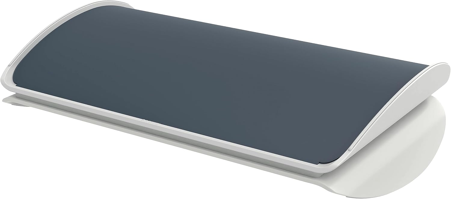 Detalle 2 de Leitz Ergo Reposapiés Ergonómico Ajustable, Gris y Blanco🦶