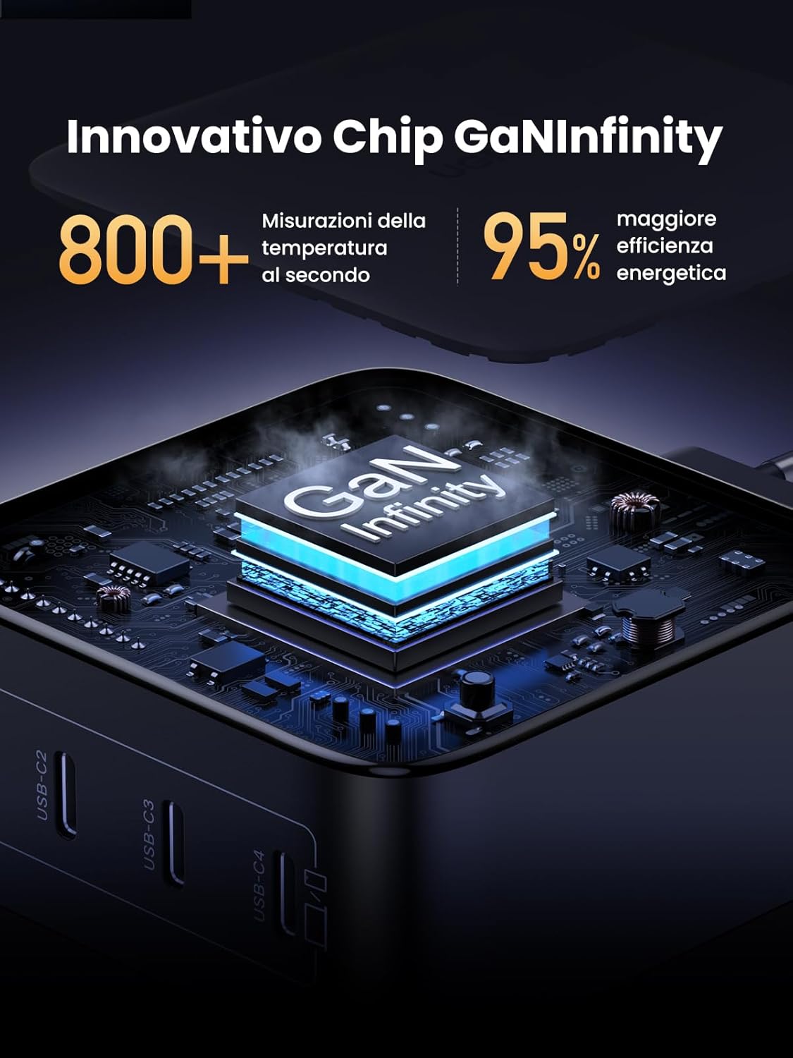 Thumbnail 4 de UGREEN Nexode Caricatore 100W 4 Porte USB-C