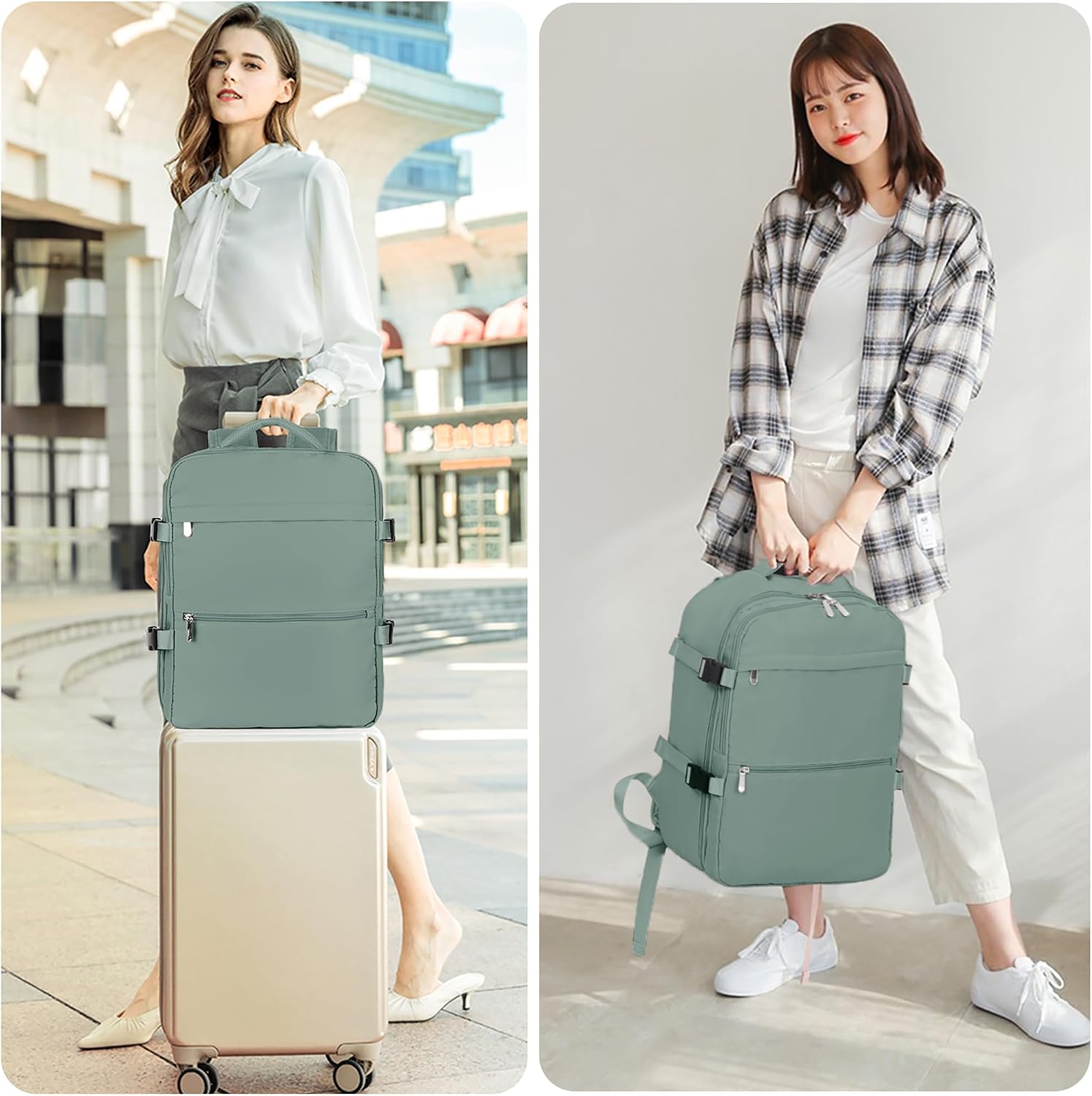 Thumbnail 6 de Easyjet Cabin Bag 45x36x20 Underseat Cabin Backpack with USB Port and Anti-Theft Pocket