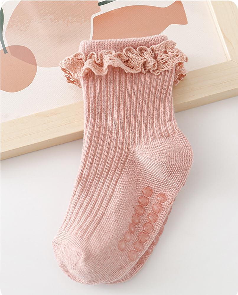 Thumbnail 5 de DRESHOW Infant Lace Non-slip Socks 3 sizes