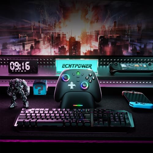 Thumbnail 8 de ECHTPower Controller gaming per PC e Switch, Hall, 1000 Hz e base di ricarica