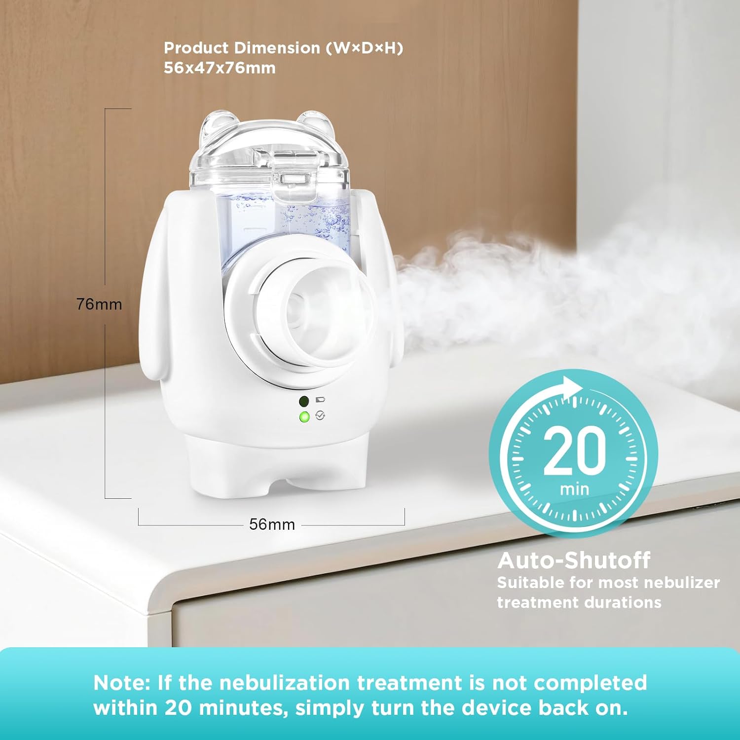 Thumbnail 5 de Ultraschall Nebulizer für Kinder 45 g