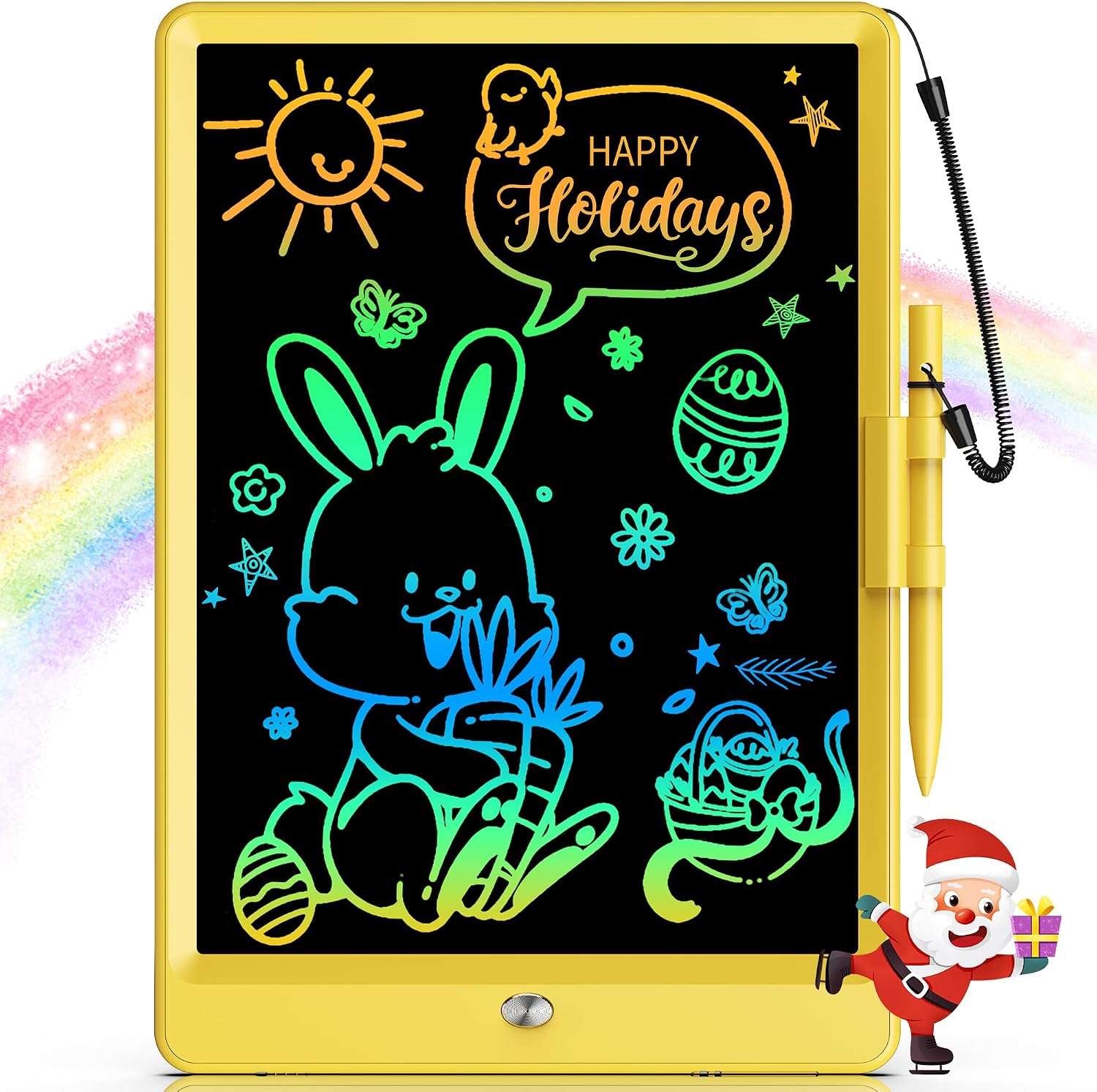 Detalle de bravokids LCD01 10-Inch LCD Writing Tablet, Color Screen, Erase and Lock