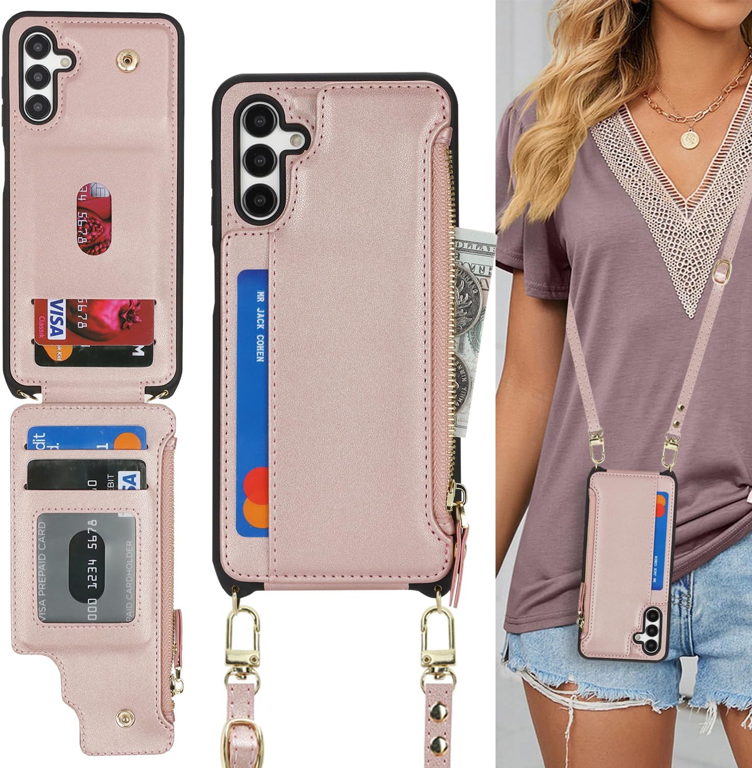Detalle 1 de Cavor wallet phone case, PU leather