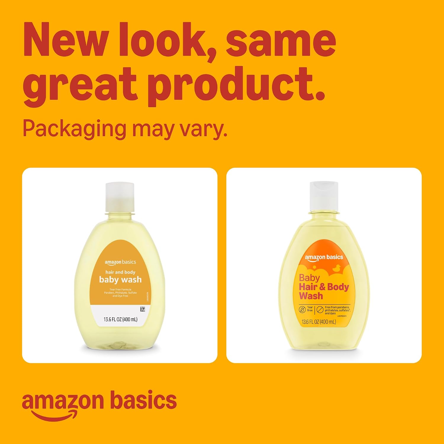 Thumbnail 1 de Amazon Basics Tear-Free Baby Hair and Body Wash 13.6 fl oz