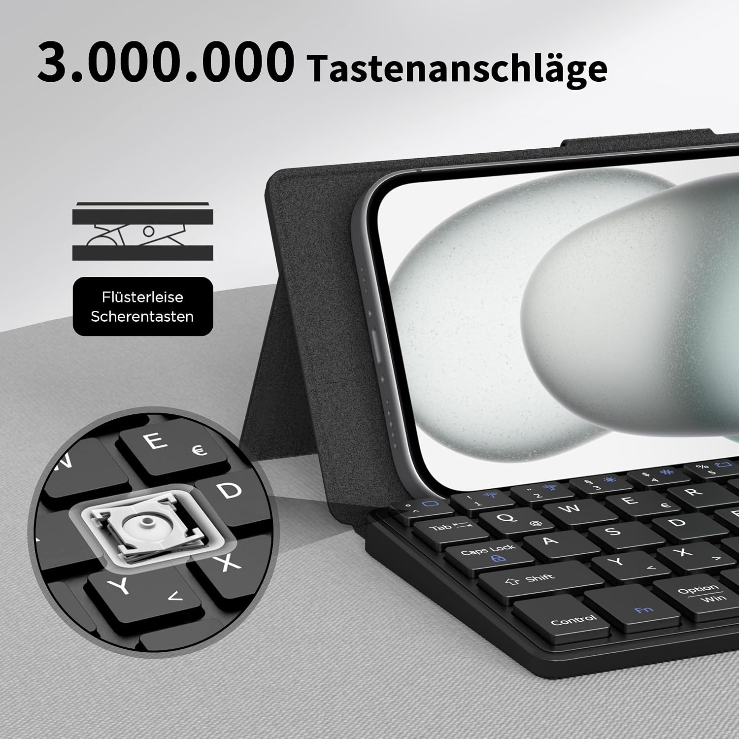 Thumbnail 4 de CACOE Mini Bluetooth Tastatur 191 g ⌨