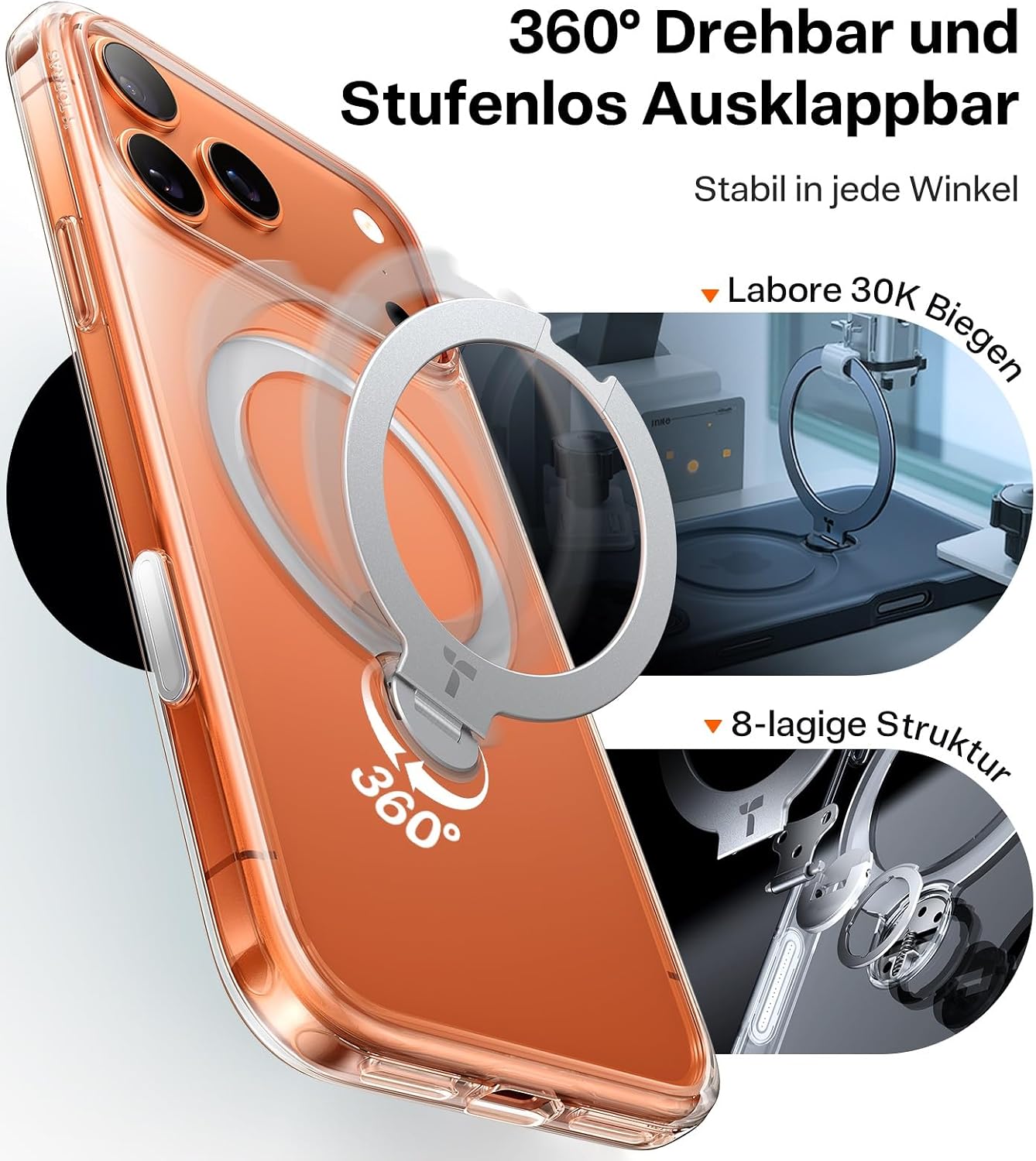 Detalle 2 de TORRAS Ostand Q3 Spin iPhone 17 Pro Max