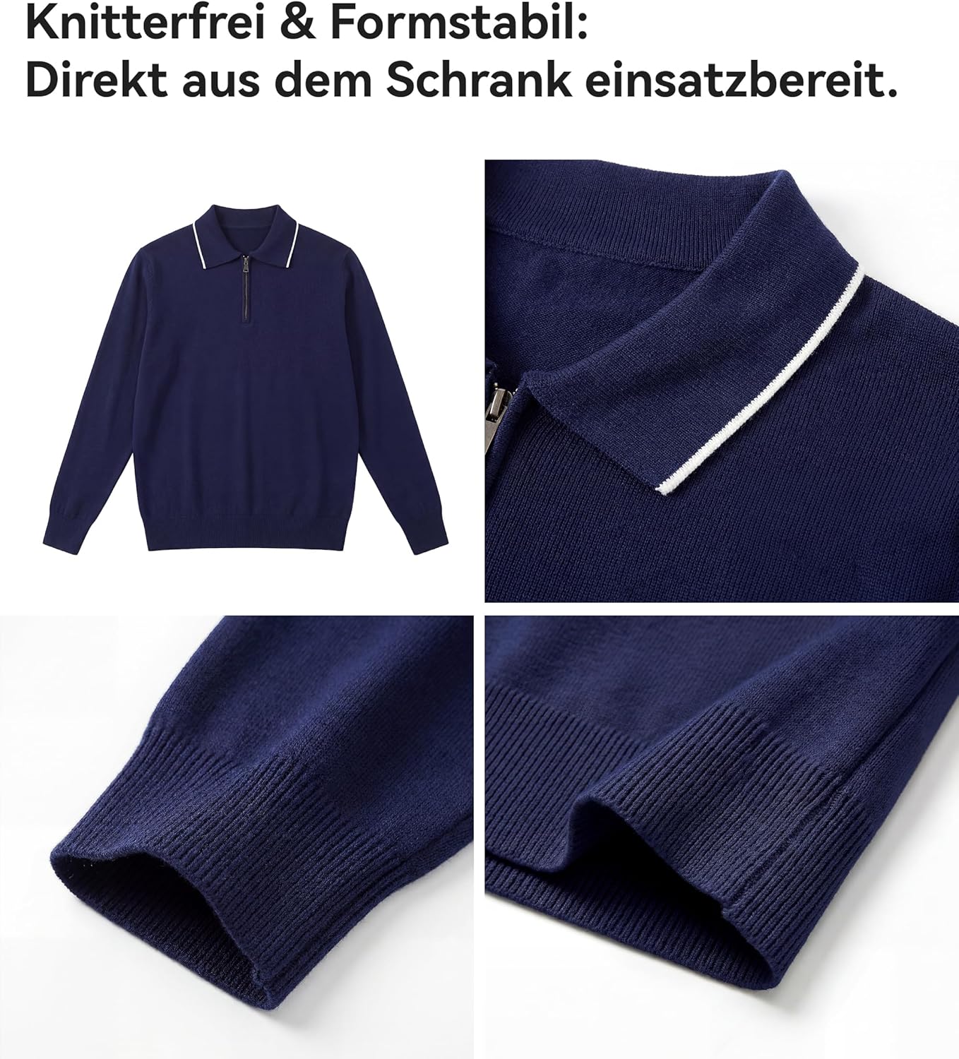 Thumbnail 3 de GLESTORE Poloshirt Herren mit Kurzarm – Herrenhemd im Polo-Look für Sommer & Alltag
