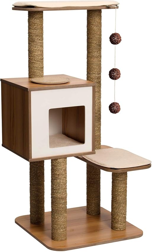 Mueble Rascador para Gatos 🐾 - Confort y Diversión