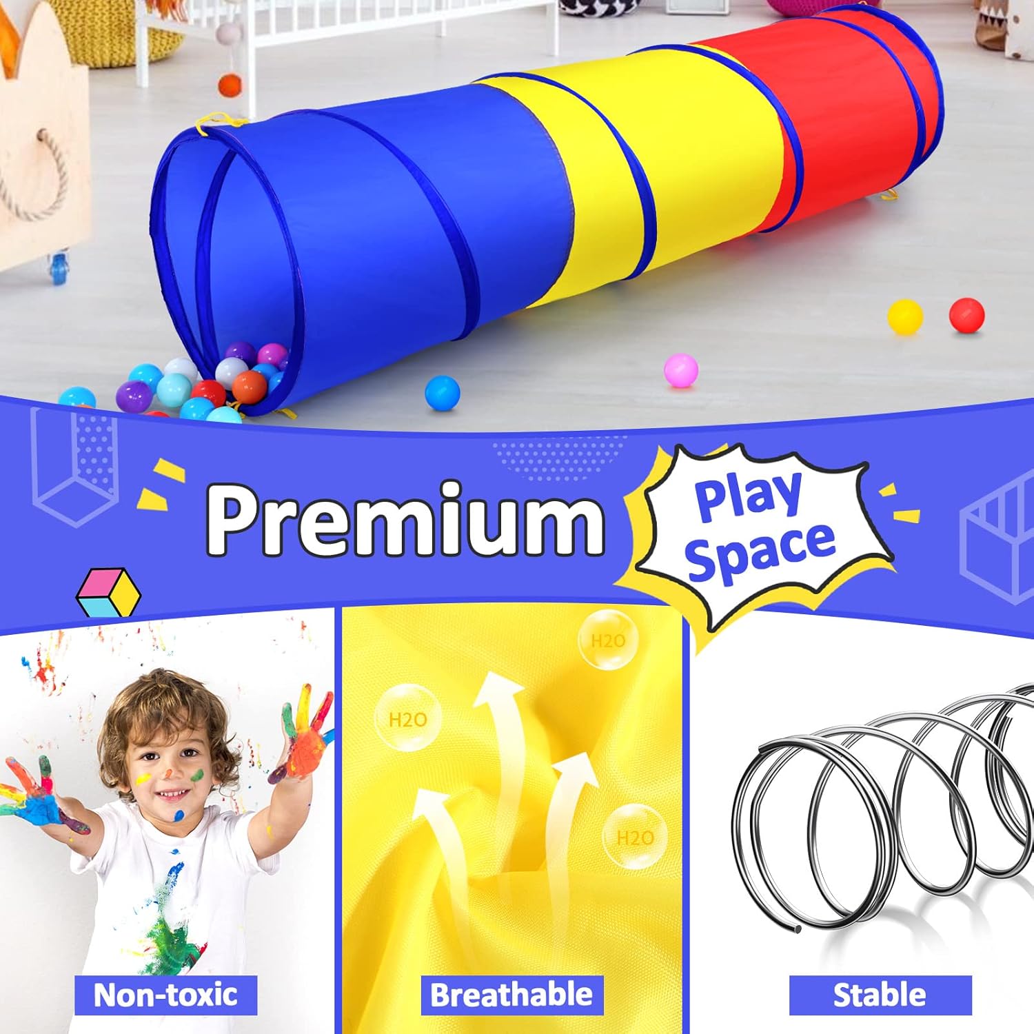 Detalle 2 de PigPigPen Pop Up Play Tunnel 🎪