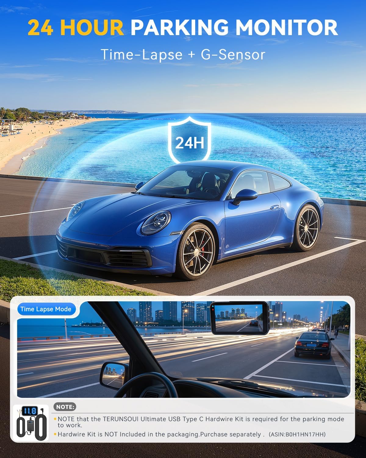 Detalle de Terunsoul Dash Cam 128GB Card