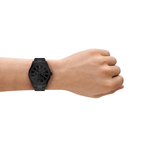 Detalle 2 de Fossil Pearson, montre homme à quartz multifonction, cadran noir, 42 mm