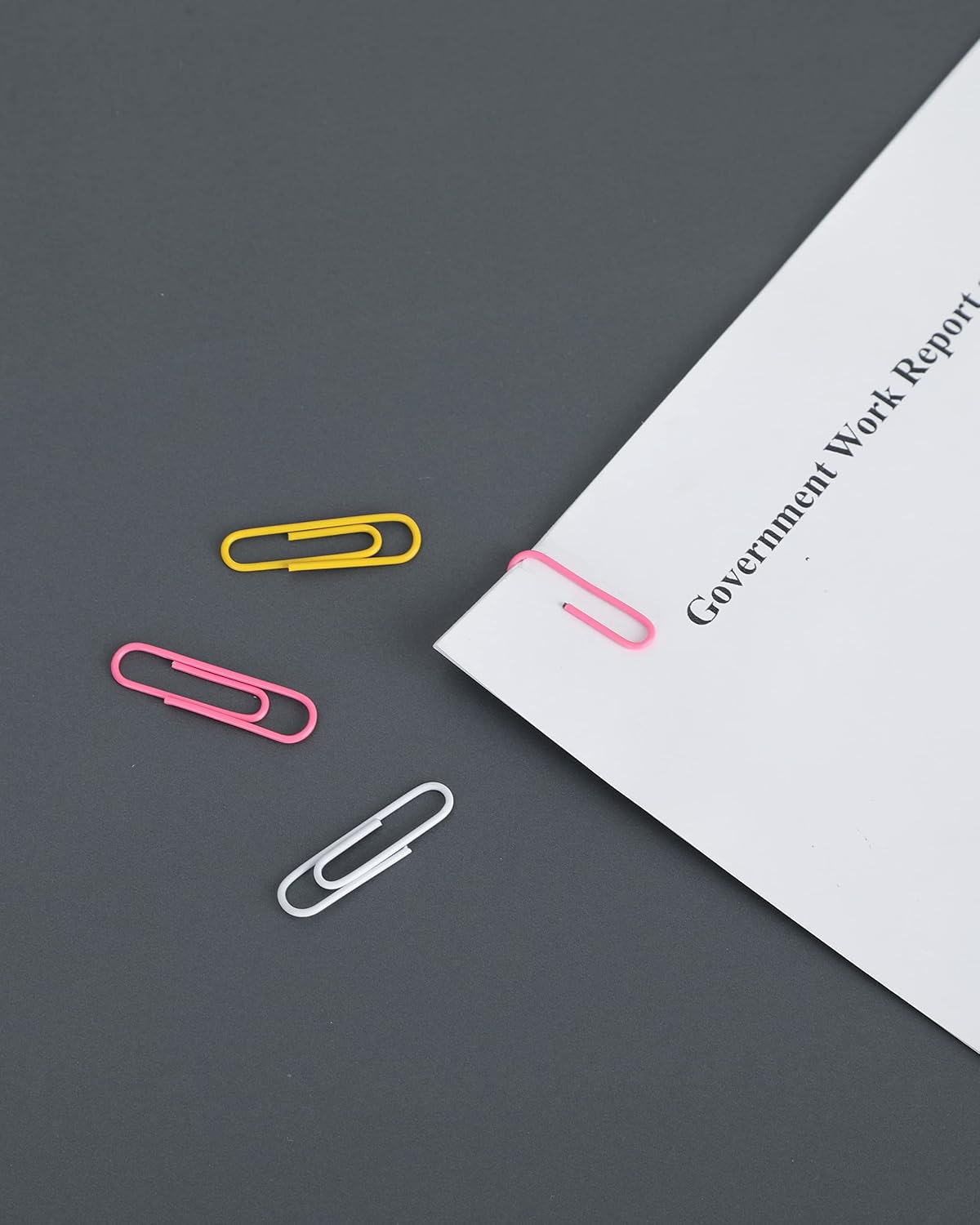 Thumbnail 5 de PAPERPAL 540-Count Vinyl-Coated Paper Clips, 2 Sizes, 6 Colors