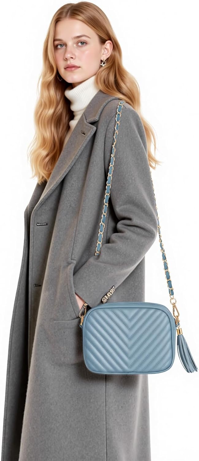 Thumbnail 1 de Lotus Karen Crossbody Bag for Women – Lightweight synthetic leather, multi-pocket design with gold hardware