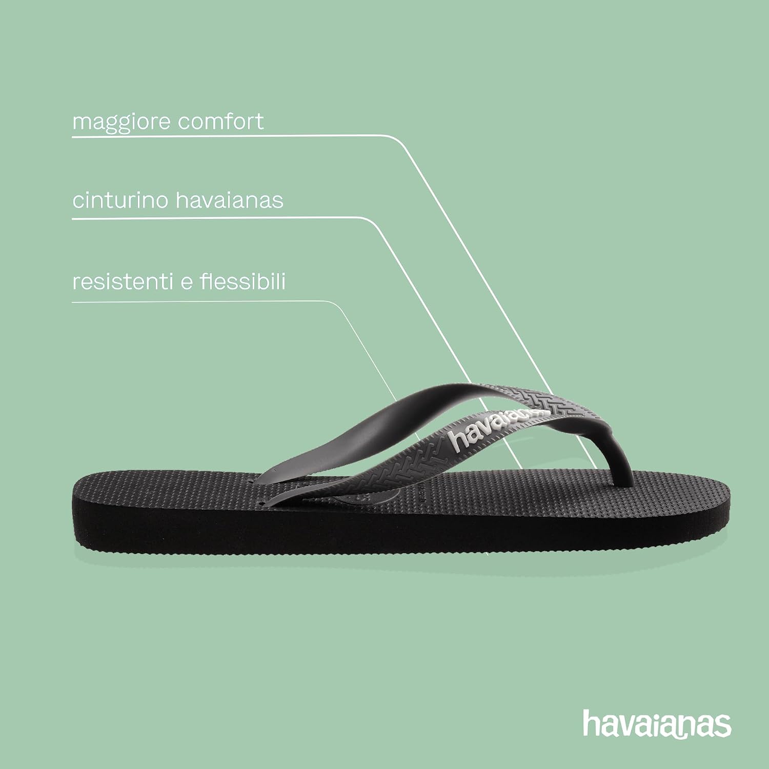 Thumbnail 3 de Havaianas Top Logo Pop Up infradito unisex con suola antiscivolo