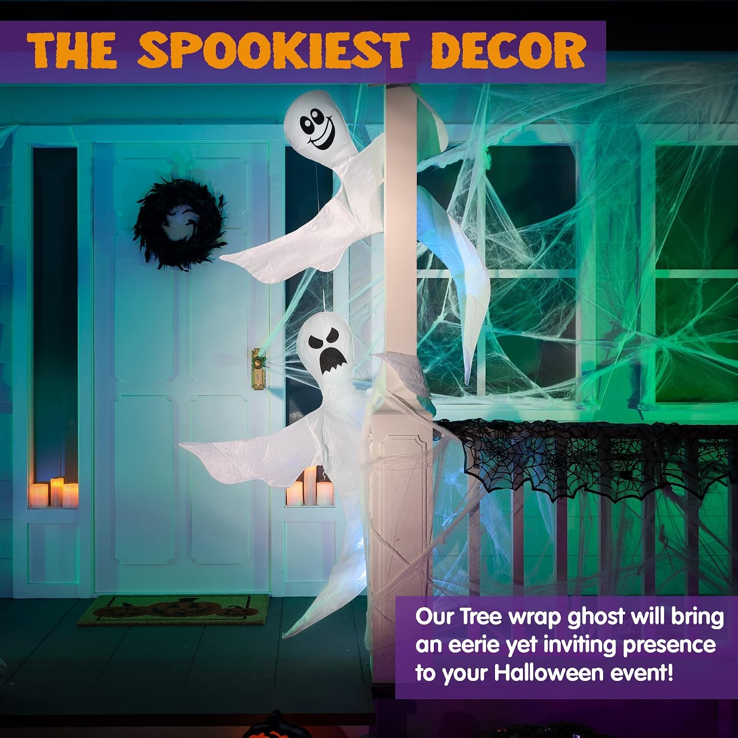 Detalle de JOYIN Halloween Ghost Decorations, 53-Inch