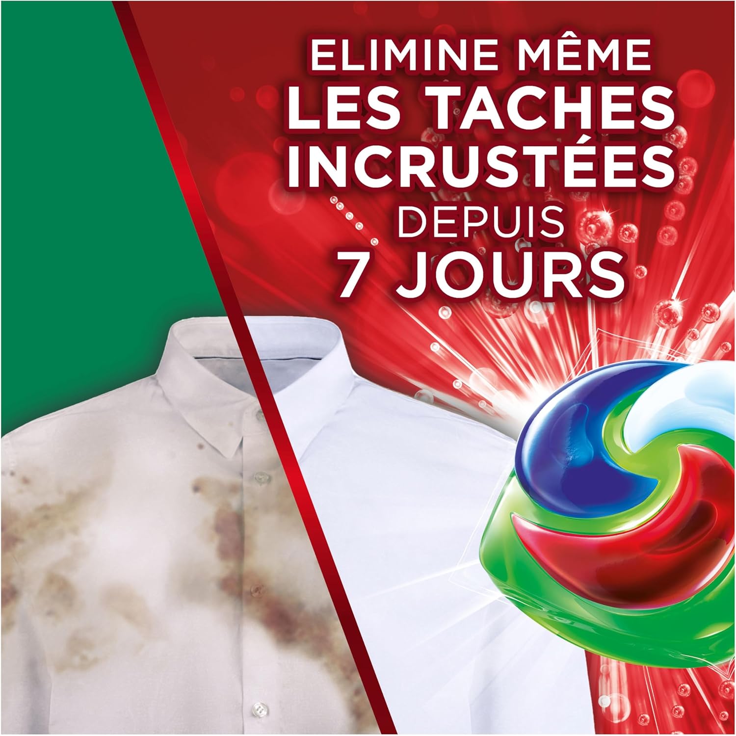 Thumbnail 1 de Ariel PODS 4en1 Ultra Détachant – Lessive en capsules, 88 lavages (2x44), taches jusqu’à 7 jours