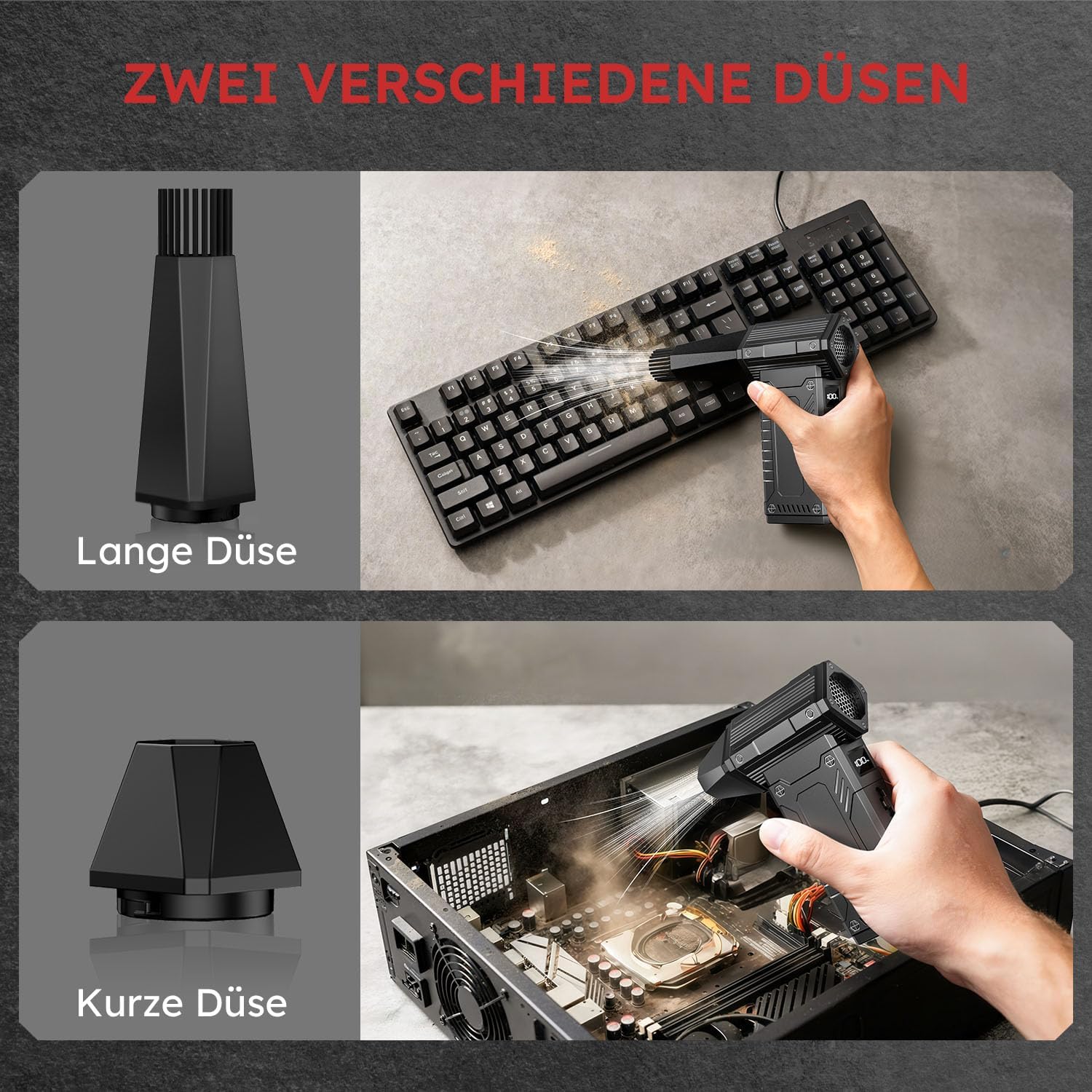 Thumbnail 4 de Anruzon Electric Air Duster 350000 RPM, 12000 mAh Luftbläser