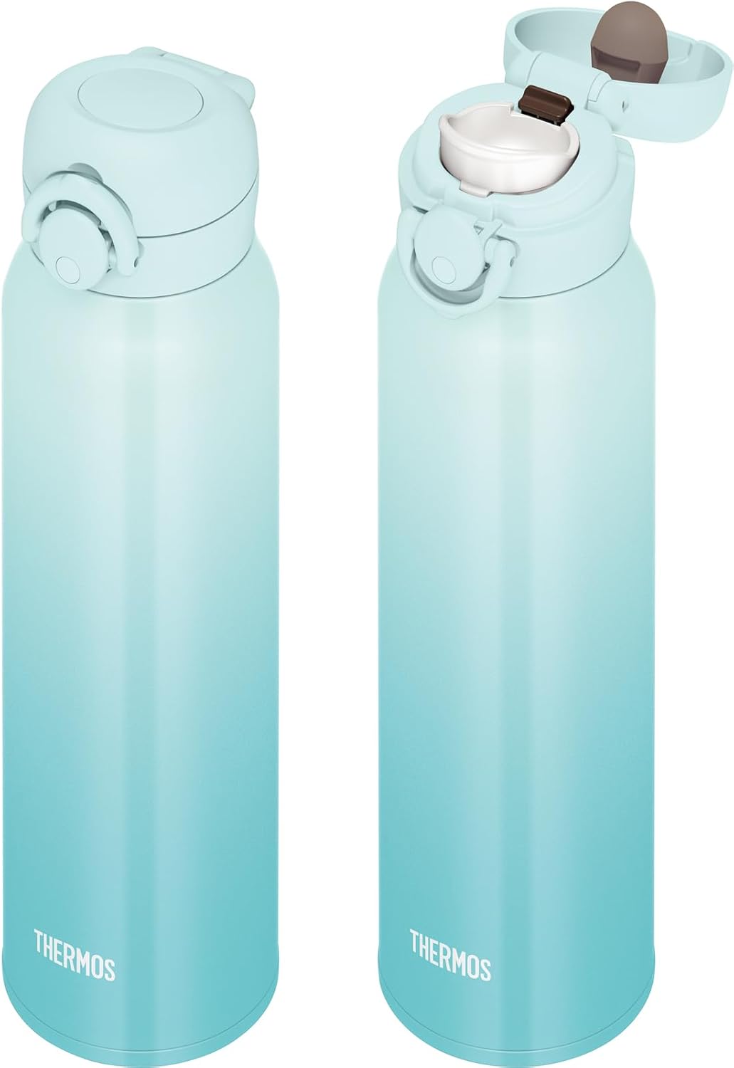 Detalle de サーモス JNR-753LTD 真空断熱ケータイマグ 750ml アクアグリーン ワンタッチオープン