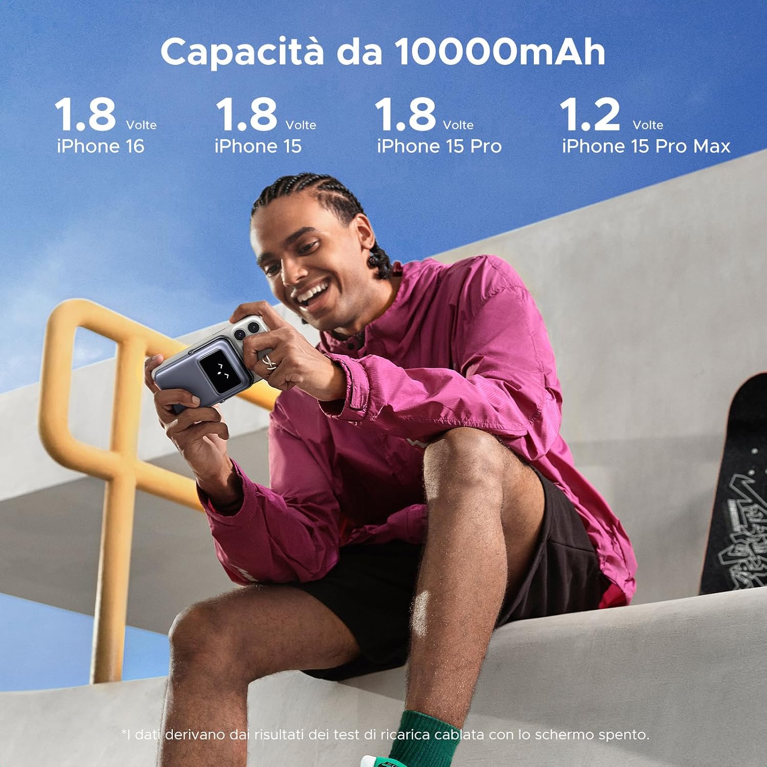 Detalle 2 de UGREEN Uno Power Bank Magnetico 10000mAh