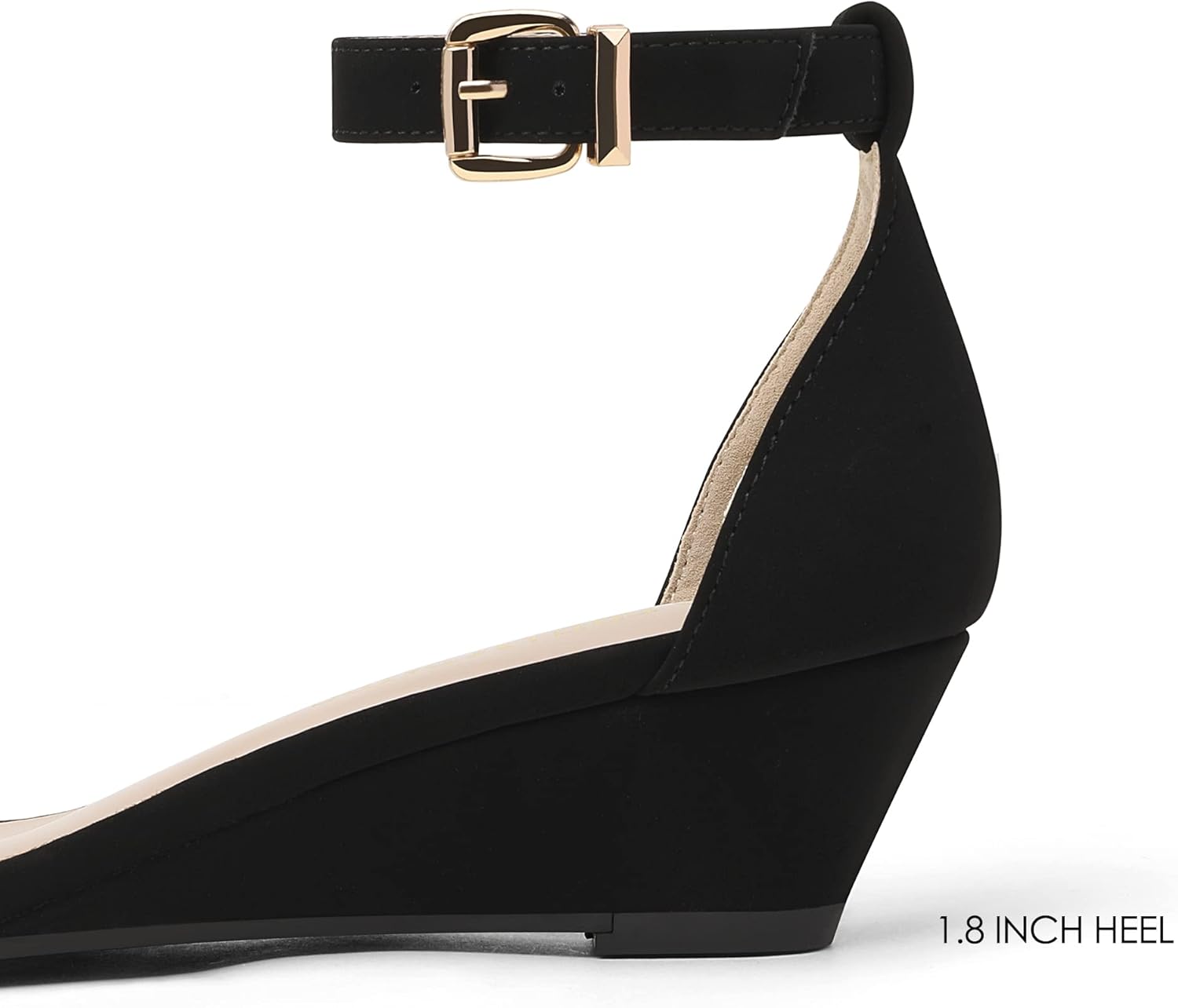 Thumbnail 2 de DREAM PAIRS Women's Ingrid Ankle Strap Low Wedge Sandal