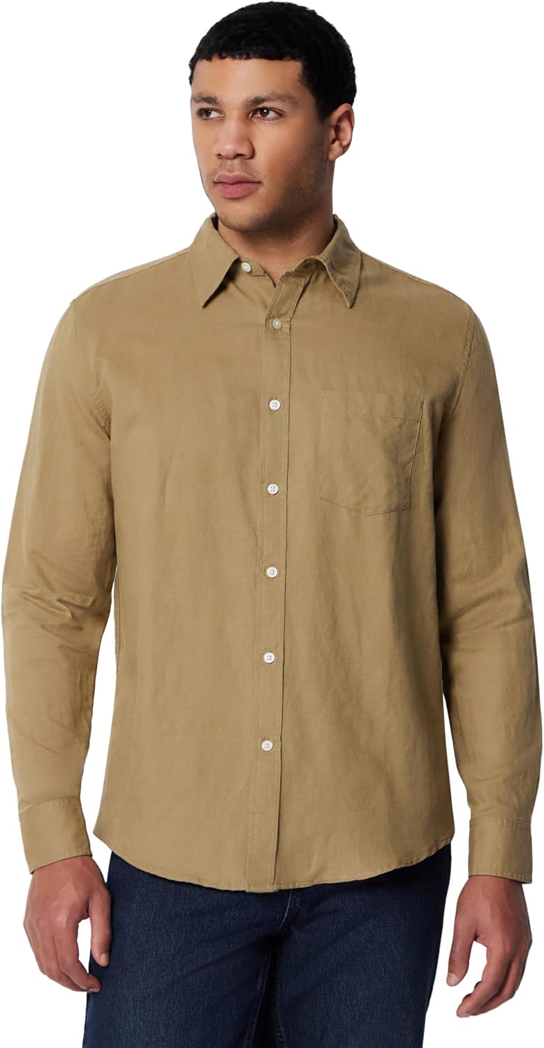 Thumbnail 6 de Amazon Essentials Men's Regular-Fit Long Sleeve Linen Blend Shirt