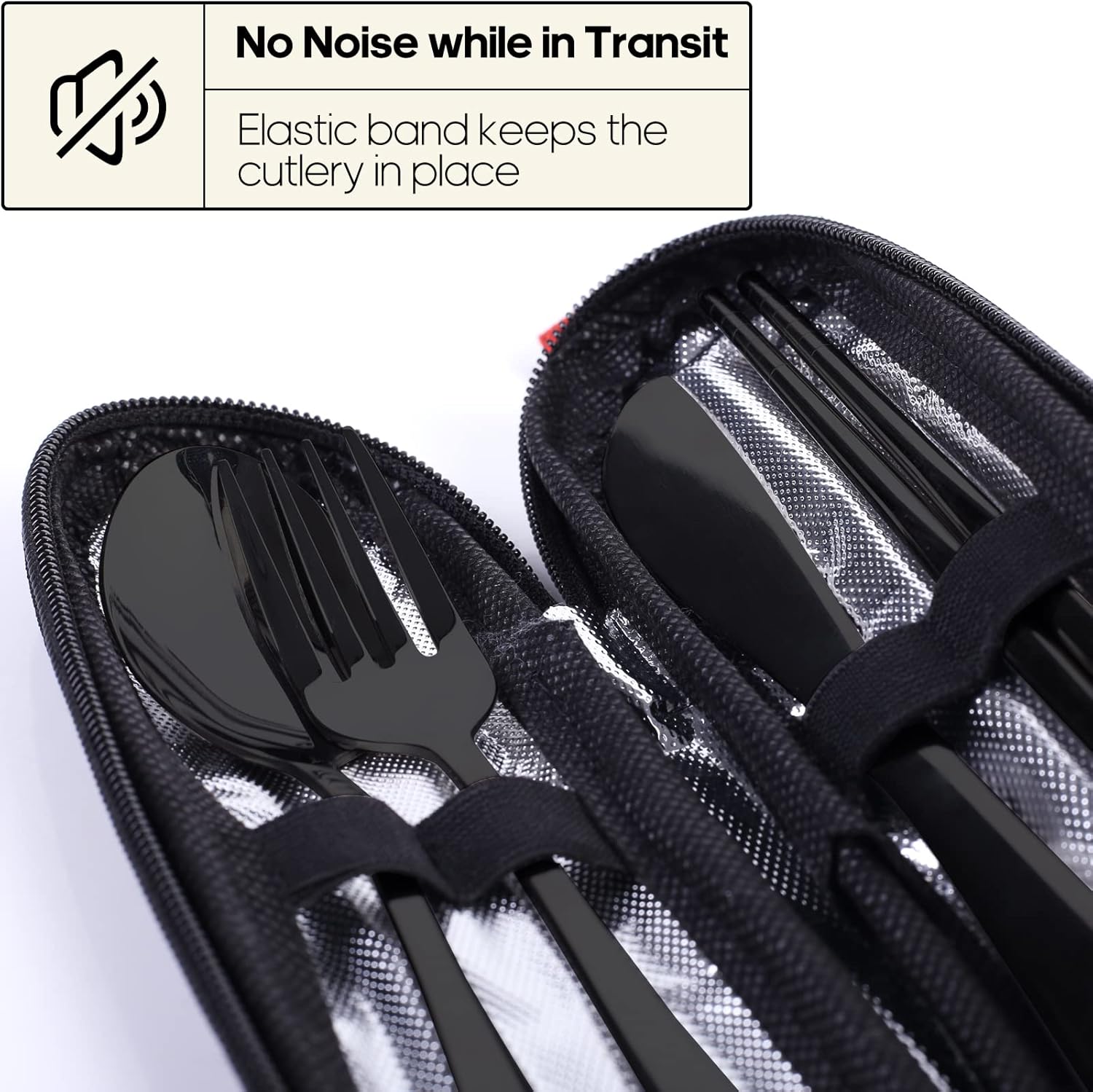Detalle de Travel Silverware Set with Case